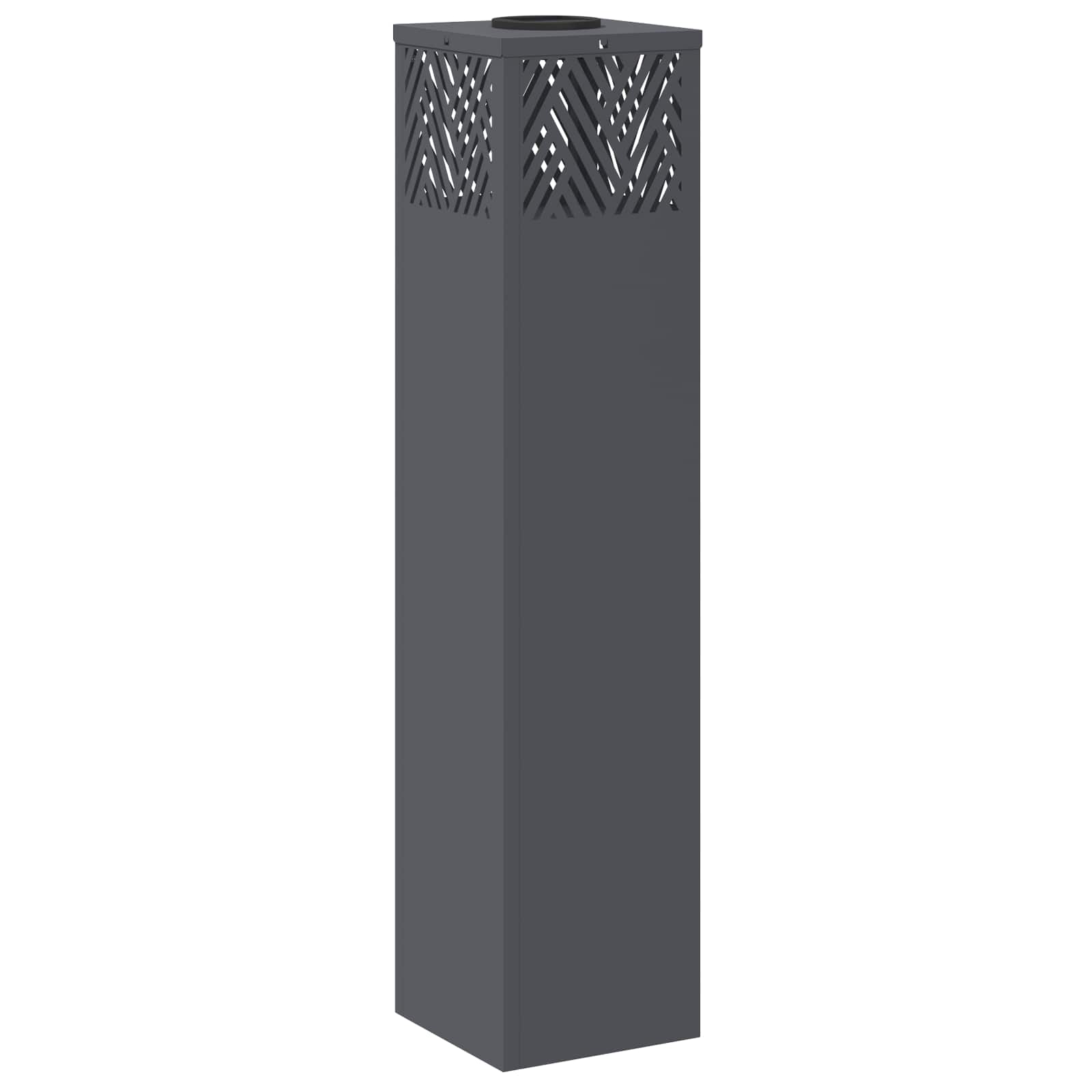 Faro LED solare per sentieri 2 pz Bianco caldo 18 x 18 x 80 cm