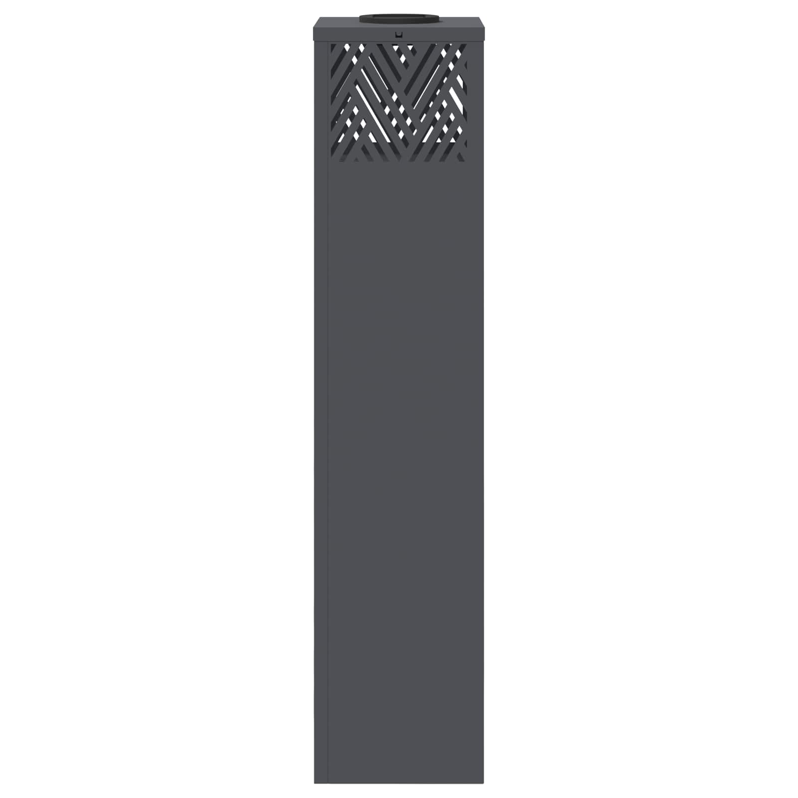 Faro LED solare per sentieri 2 pz Bianco caldo 18 x 18 x 80 cm