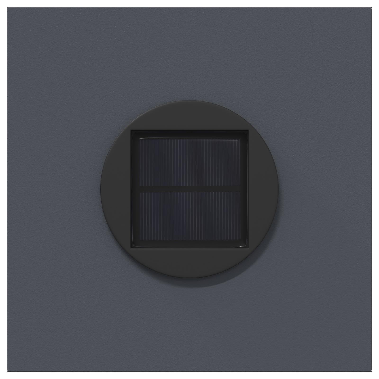 Faro LED solare per sentieri 2 pz Bianco caldo 18 x 18 x 80 cm
