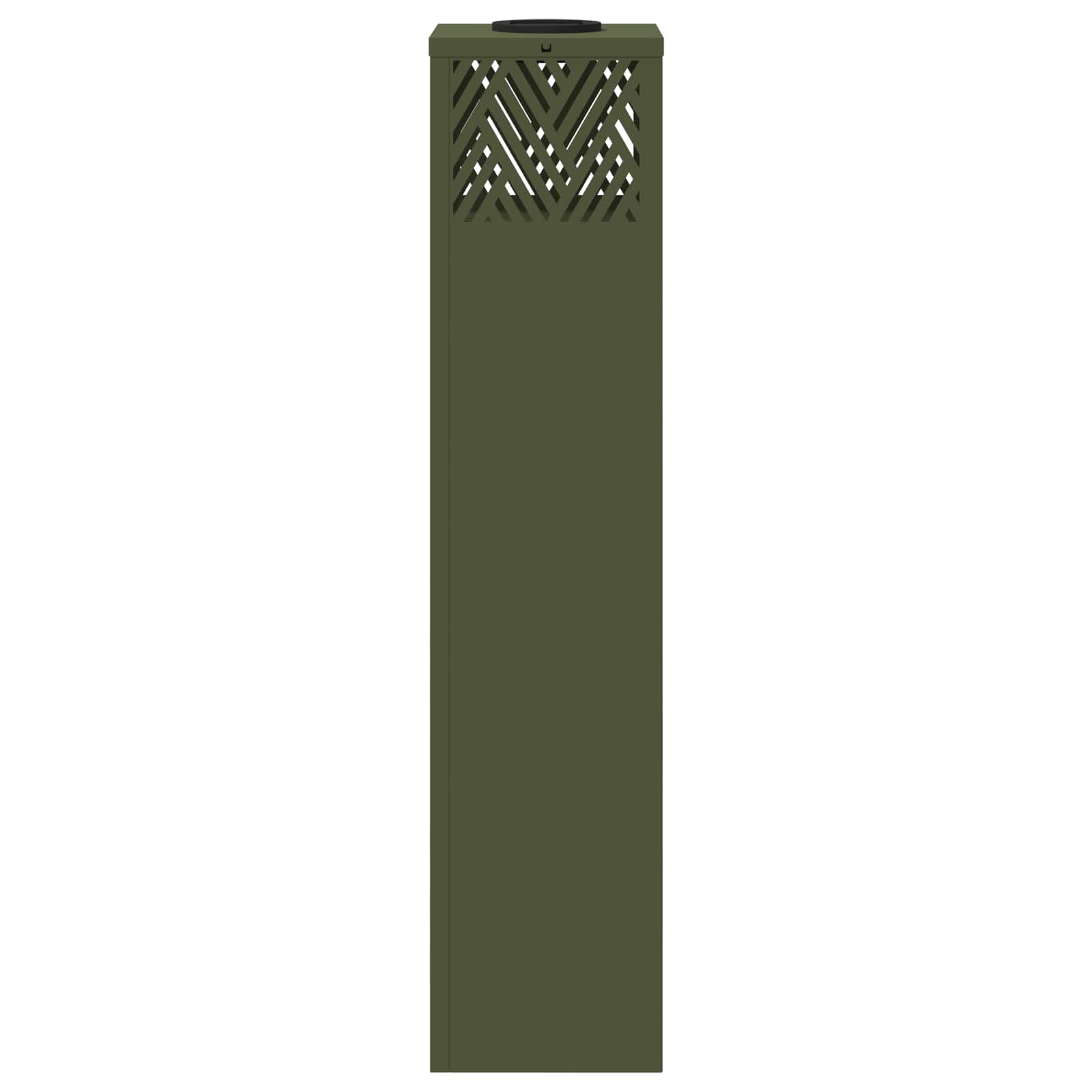 Faro LED solare per sentieri 2 pz Bianco caldo 18 x 18 x 80 cm