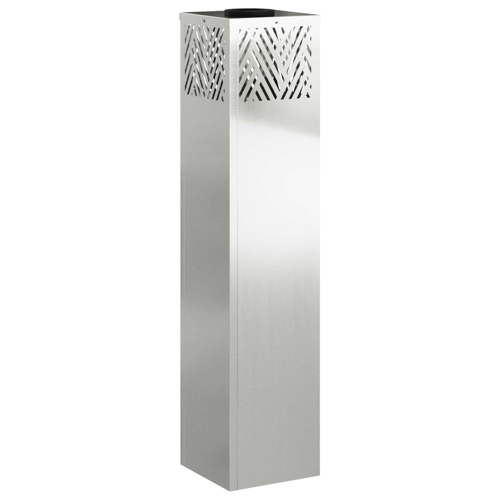 Faro LED solare per sentieri 2 pz Bianco caldo 18 x 18 x 80 cm