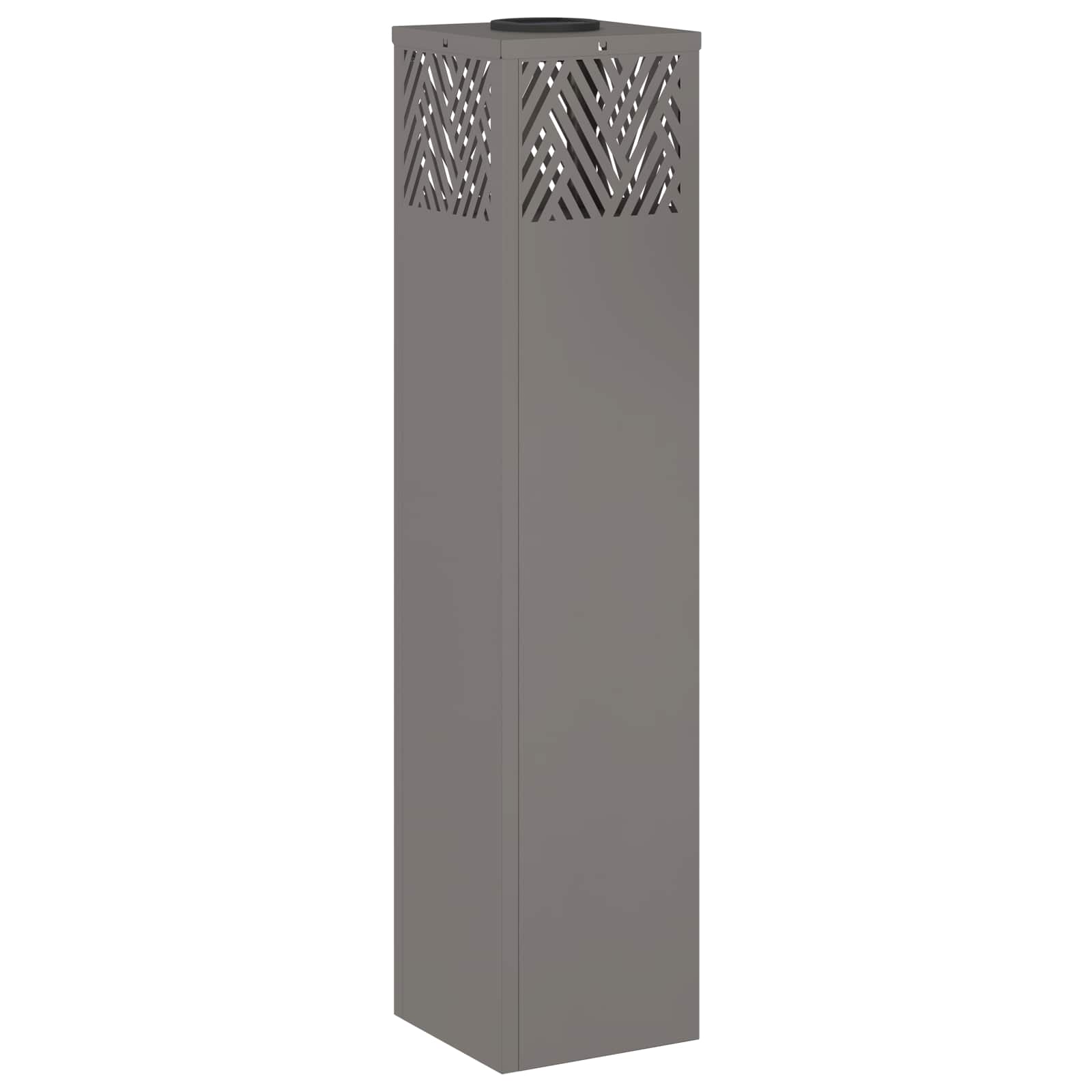 Faro LED solare per sentieri 2 pz Bianco caldo 18 x 18 x 80 cm