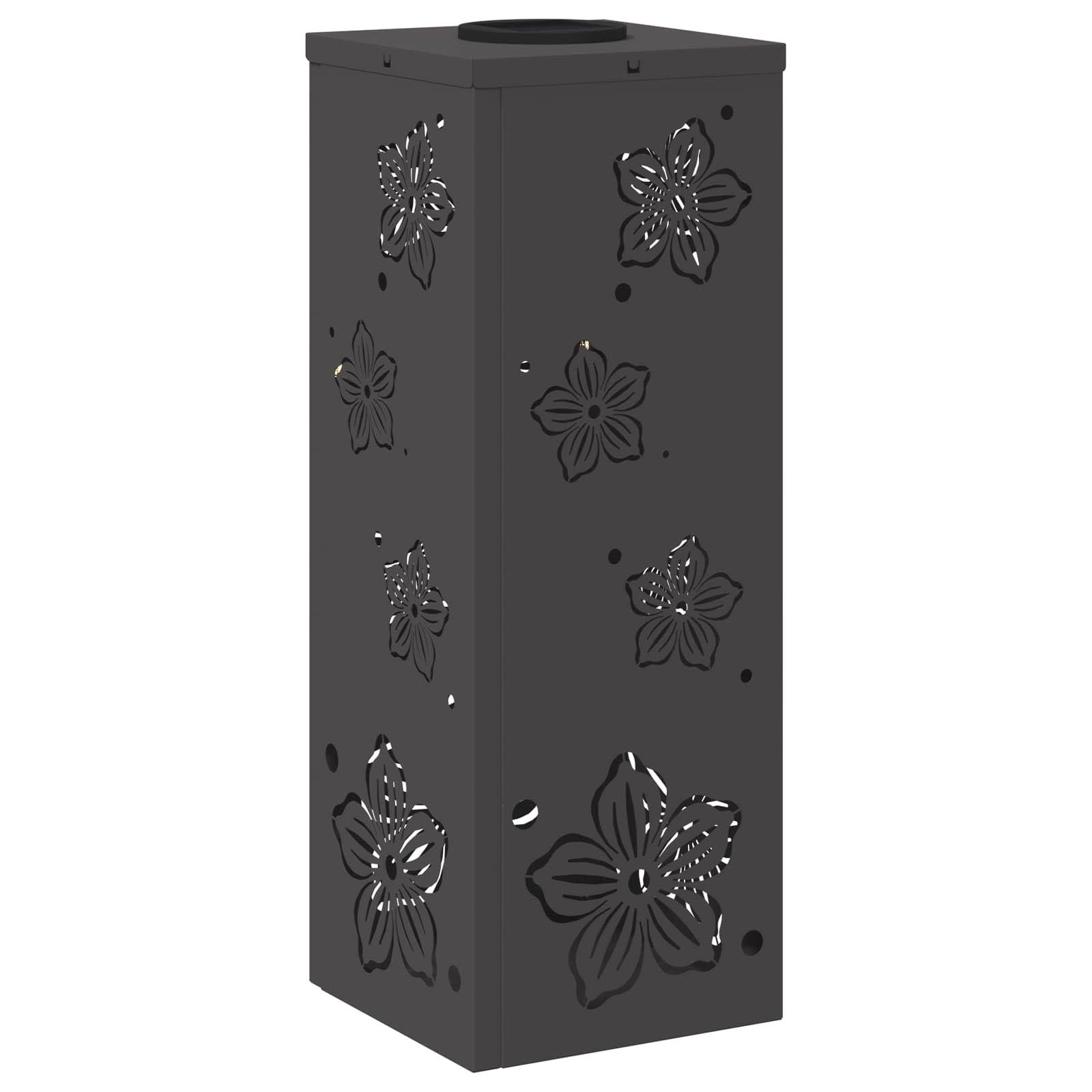 Faro LED solare per sentieri 2 pz Bianco caldo 18 x 18 x 50 cm