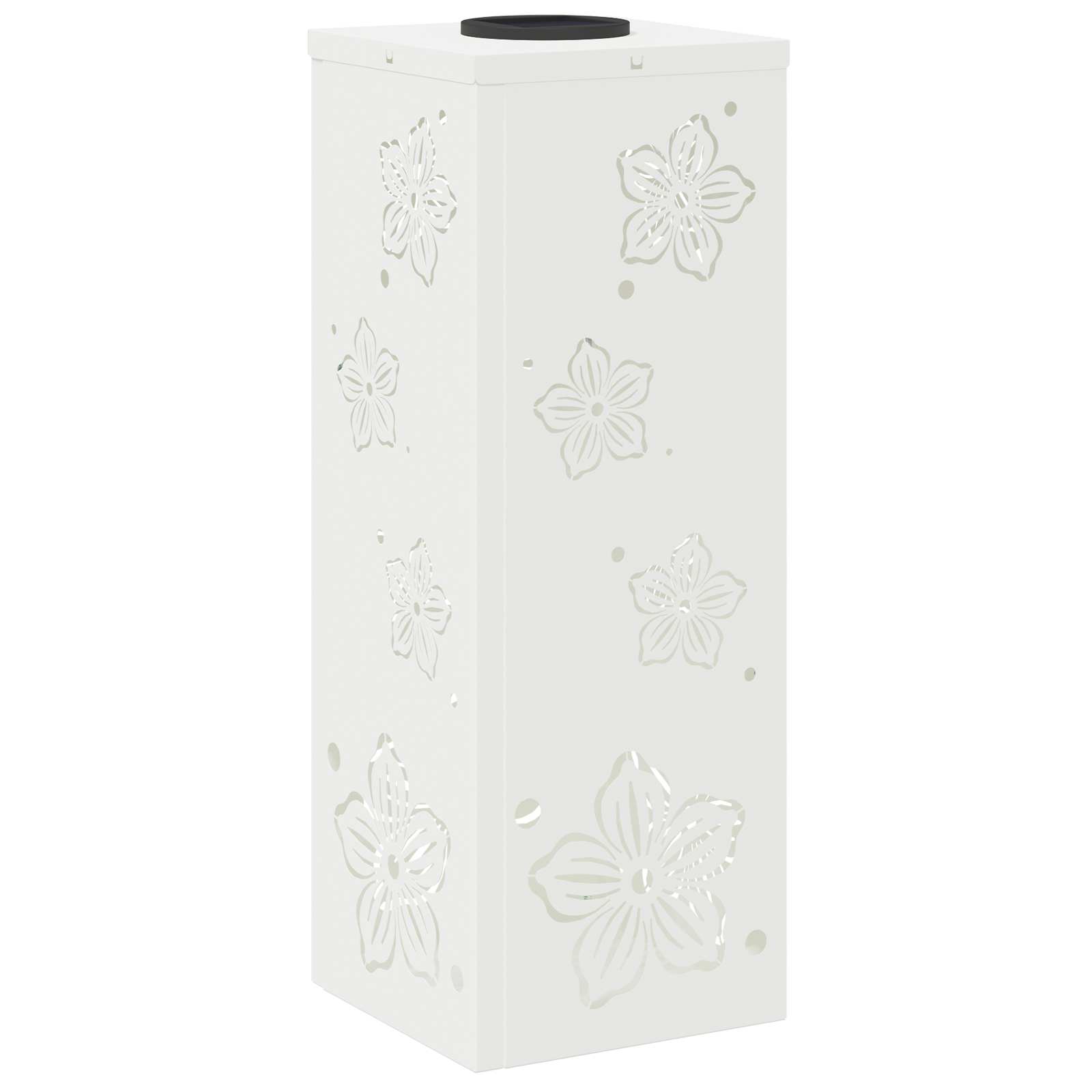Faro LED solare per sentieri 2 pz Bianco caldo 18 x 18 x 50 cm