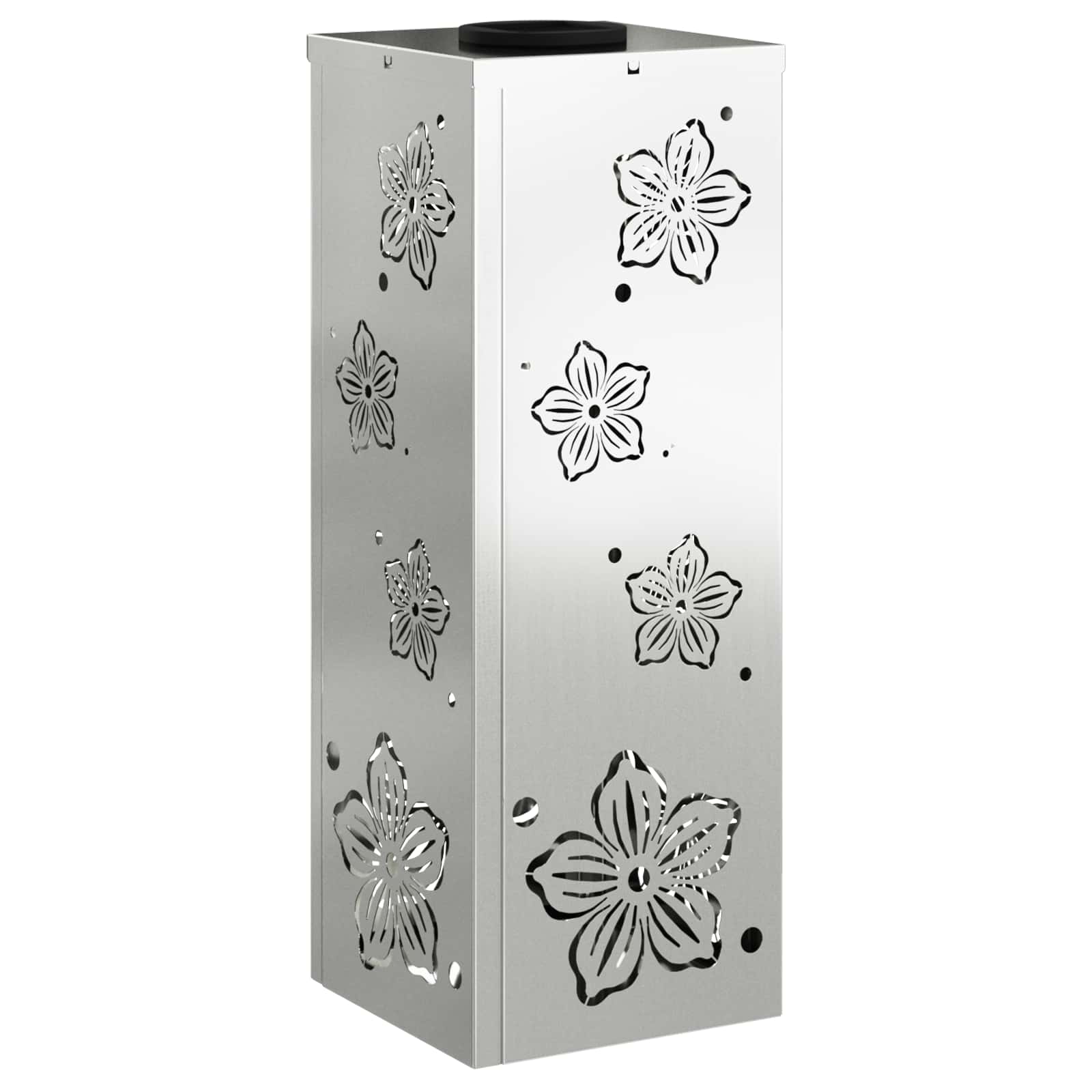 Faro LED solare per sentieri 2 pz Bianco caldo 18 x 18 x 50 cm