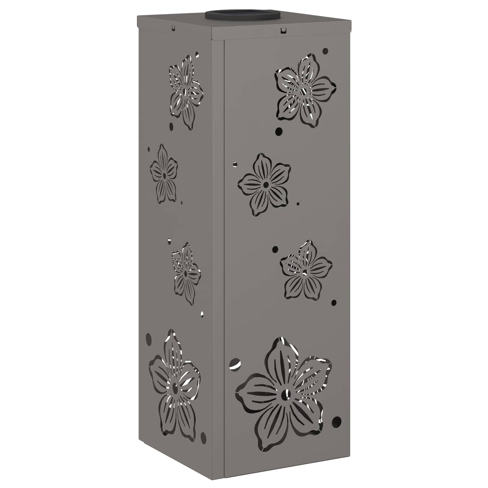 Faro LED solare per sentieri 2 pz Bianco caldo 18 x 18 x 50 cm