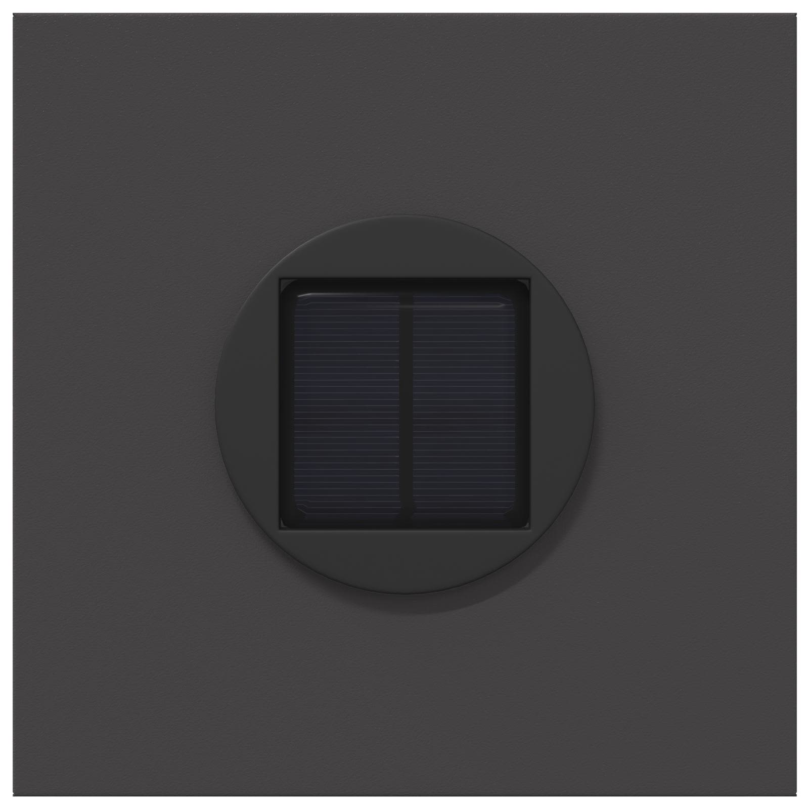 Faro LED solare per sentieri 2 pz Bianco caldo 18 x 18 x 80 cm