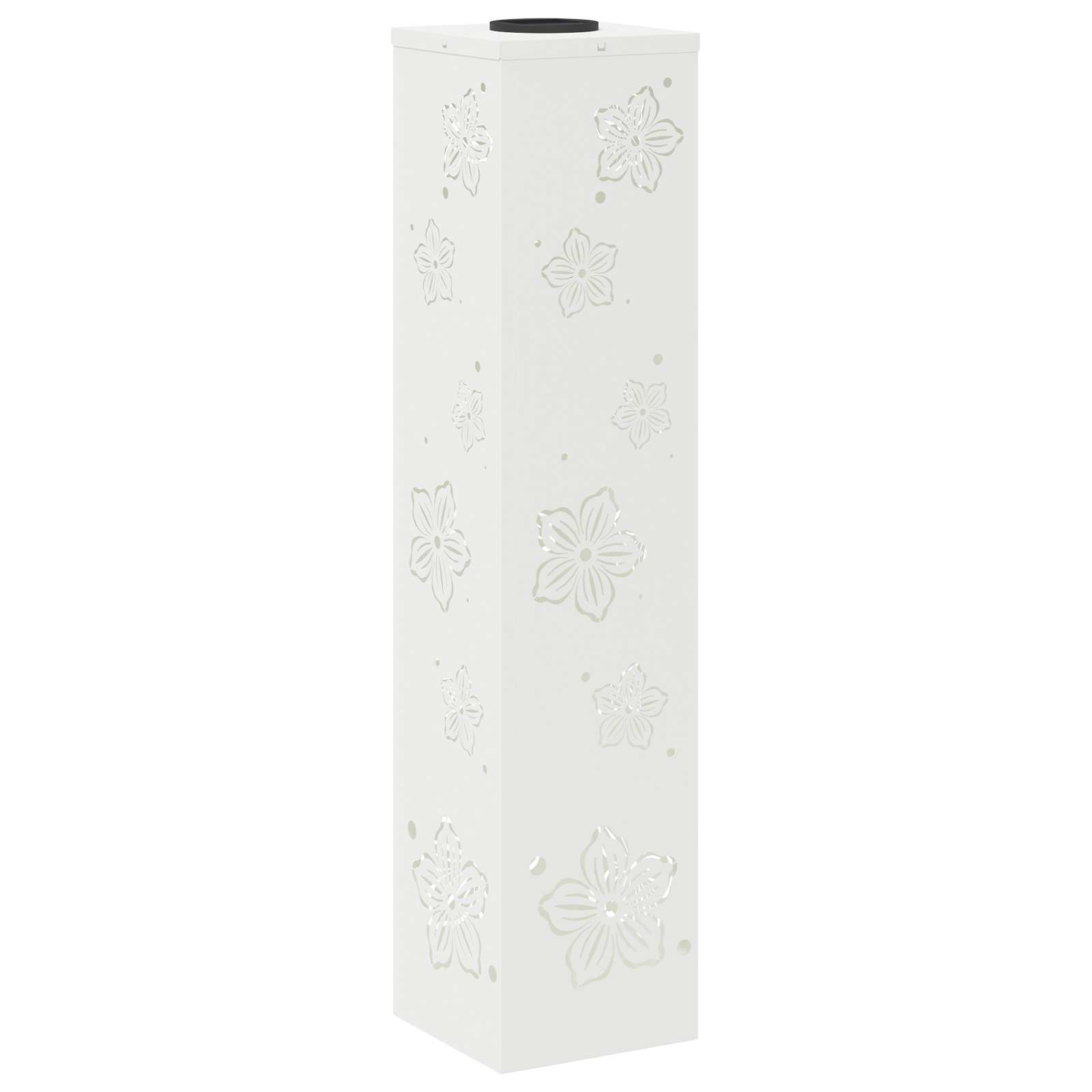 Faro LED solare per sentieri 2 pz Bianco caldo 18 x 18 x 80 cm