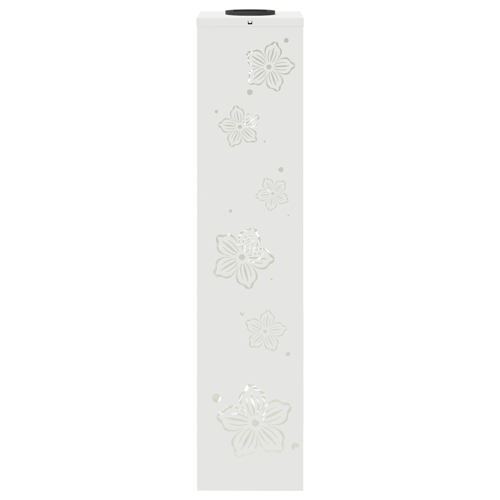 Faro LED solare per sentieri 2 pz Bianco caldo 18 x 18 x 80 cm