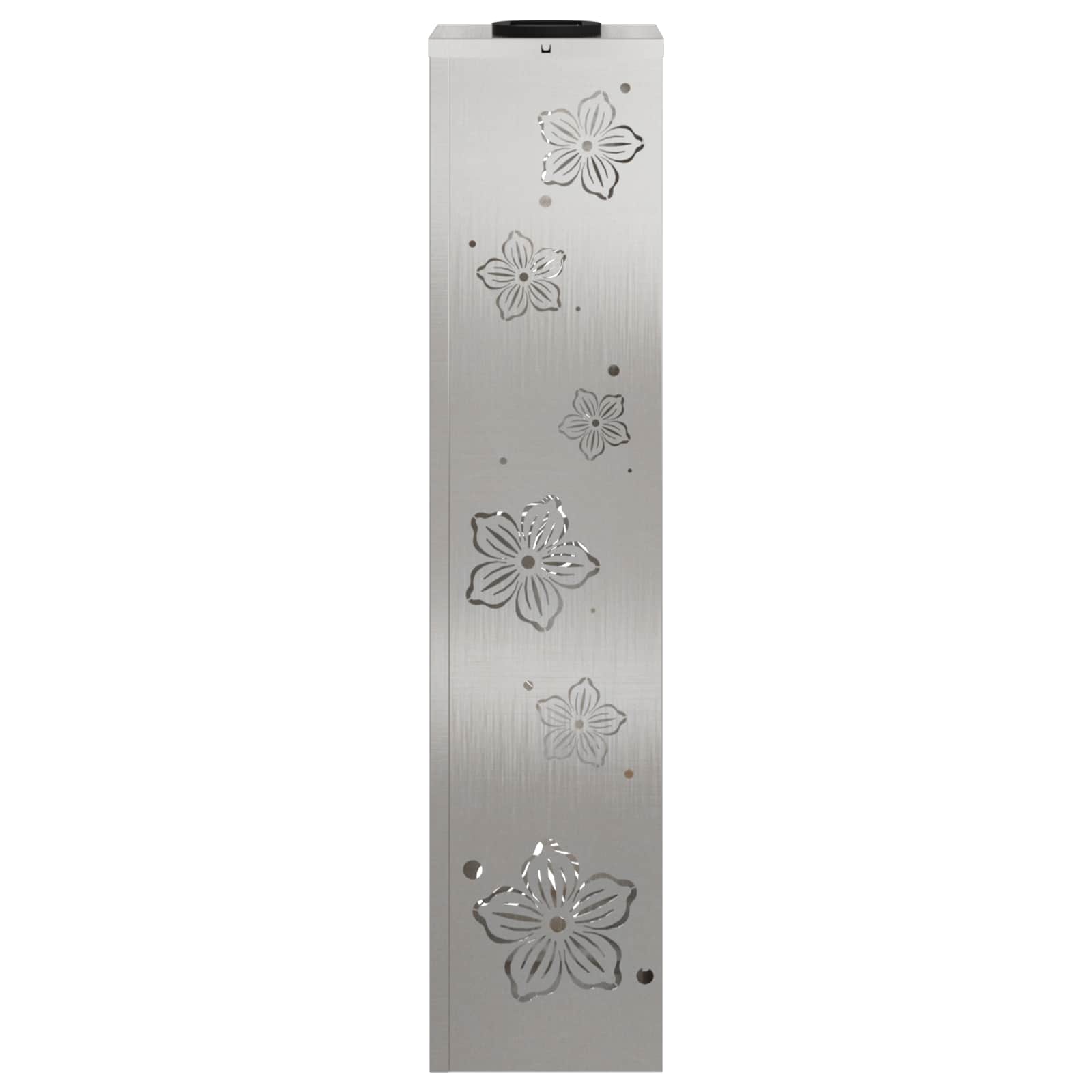 Faro LED solare per sentieri 2 pz Bianco caldo 18 x 18 x 80 cm