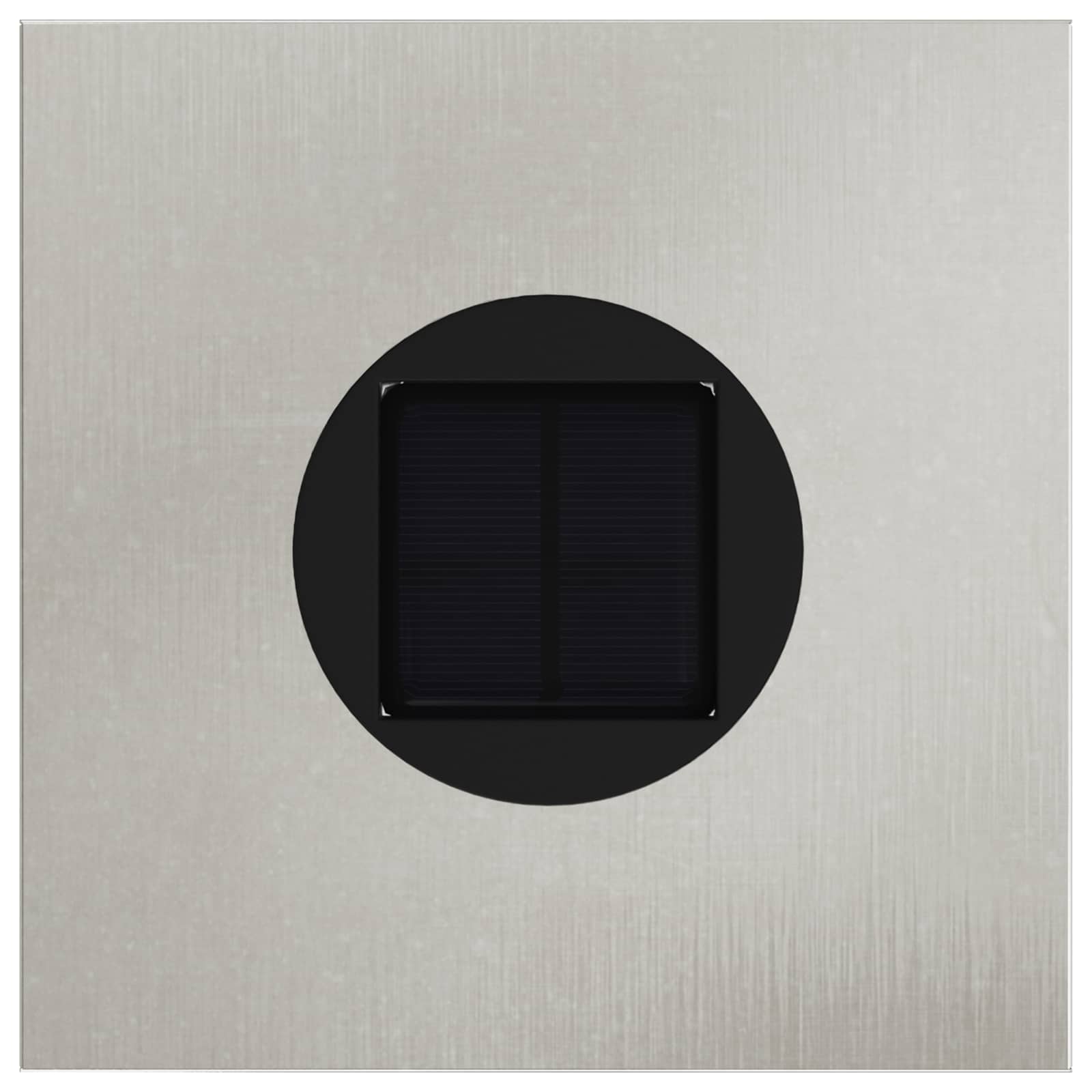 Faro LED solare per sentieri 2 pz Bianco caldo 18 x 18 x 80 cm