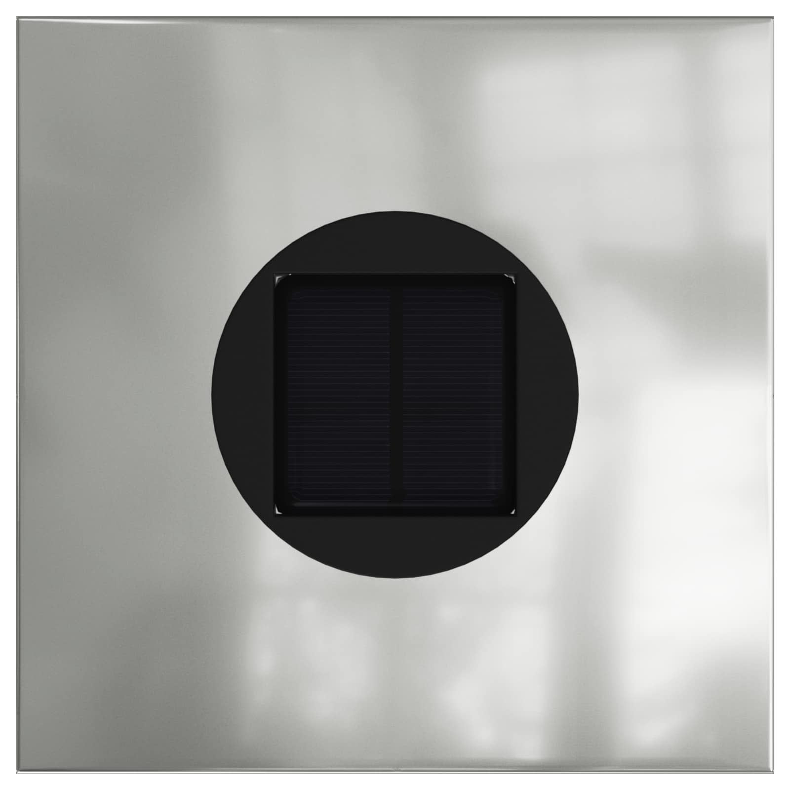 Faro LED solare per sentieri 2 pz Bianco caldo 18 x 18 x 80 cm