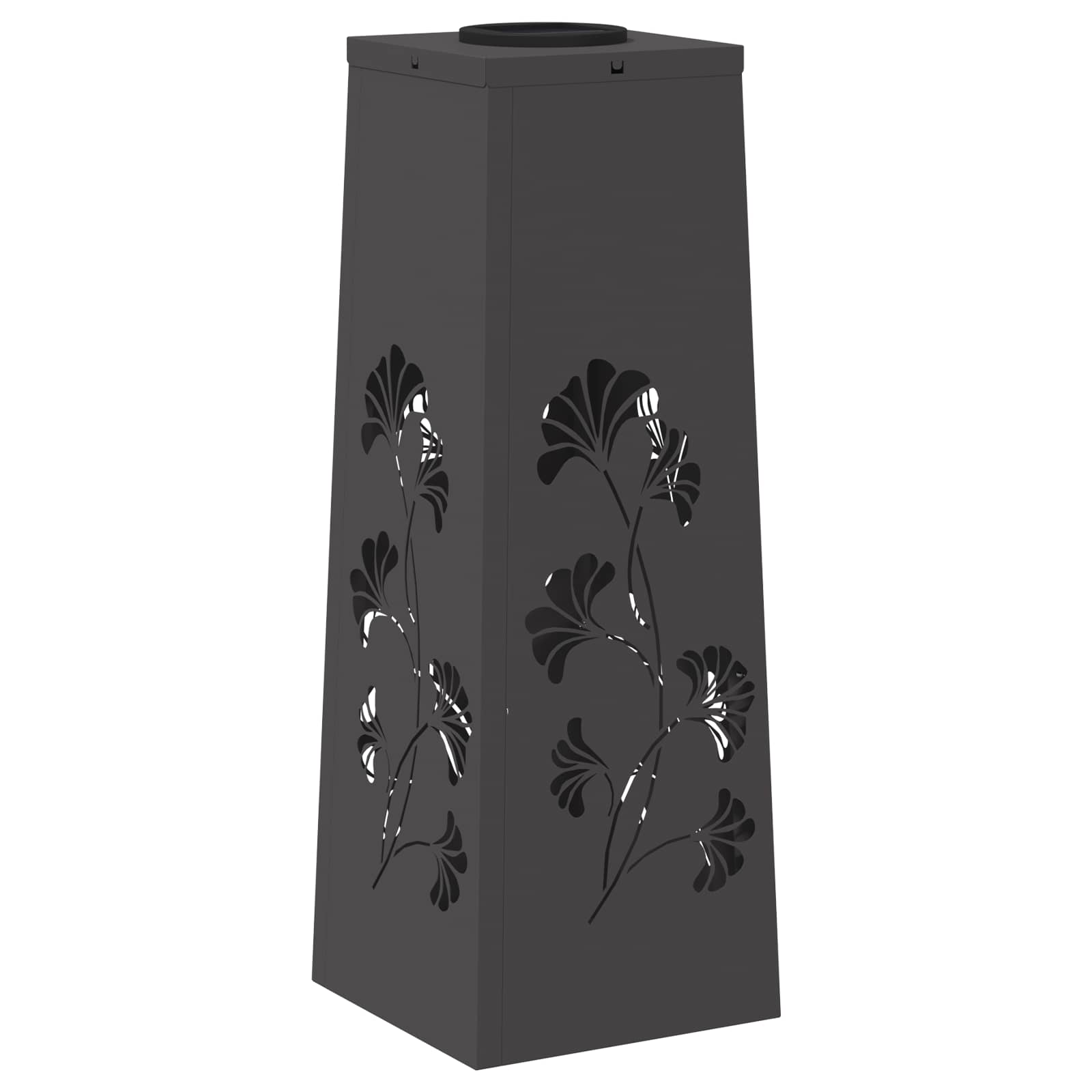 Faro LED solare per sentieri 2 pz Bianco caldo 18 x 18 x 50 cm