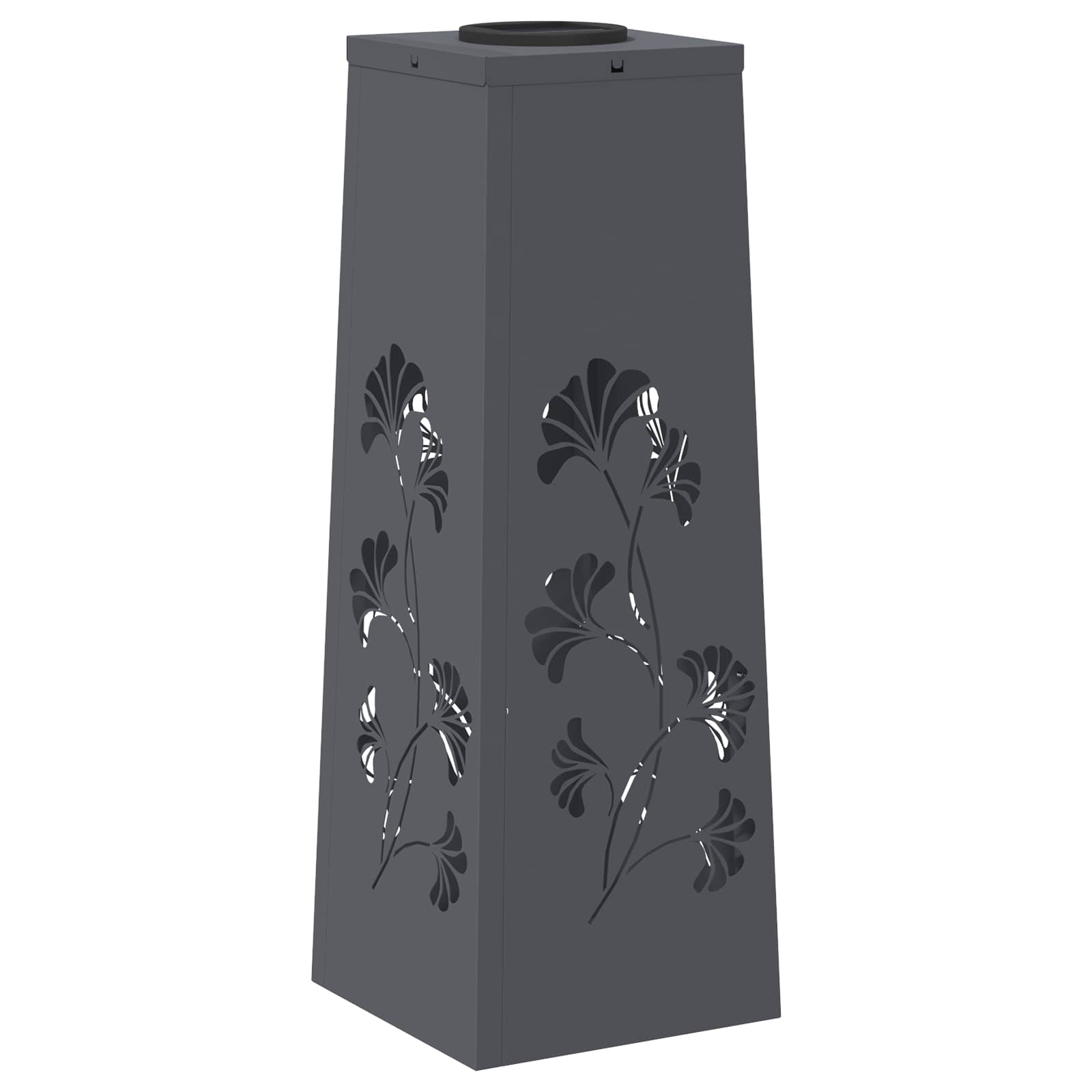 Faro LED solare per sentieri 2 pz Bianco caldo 18 x 18 x 50 cm