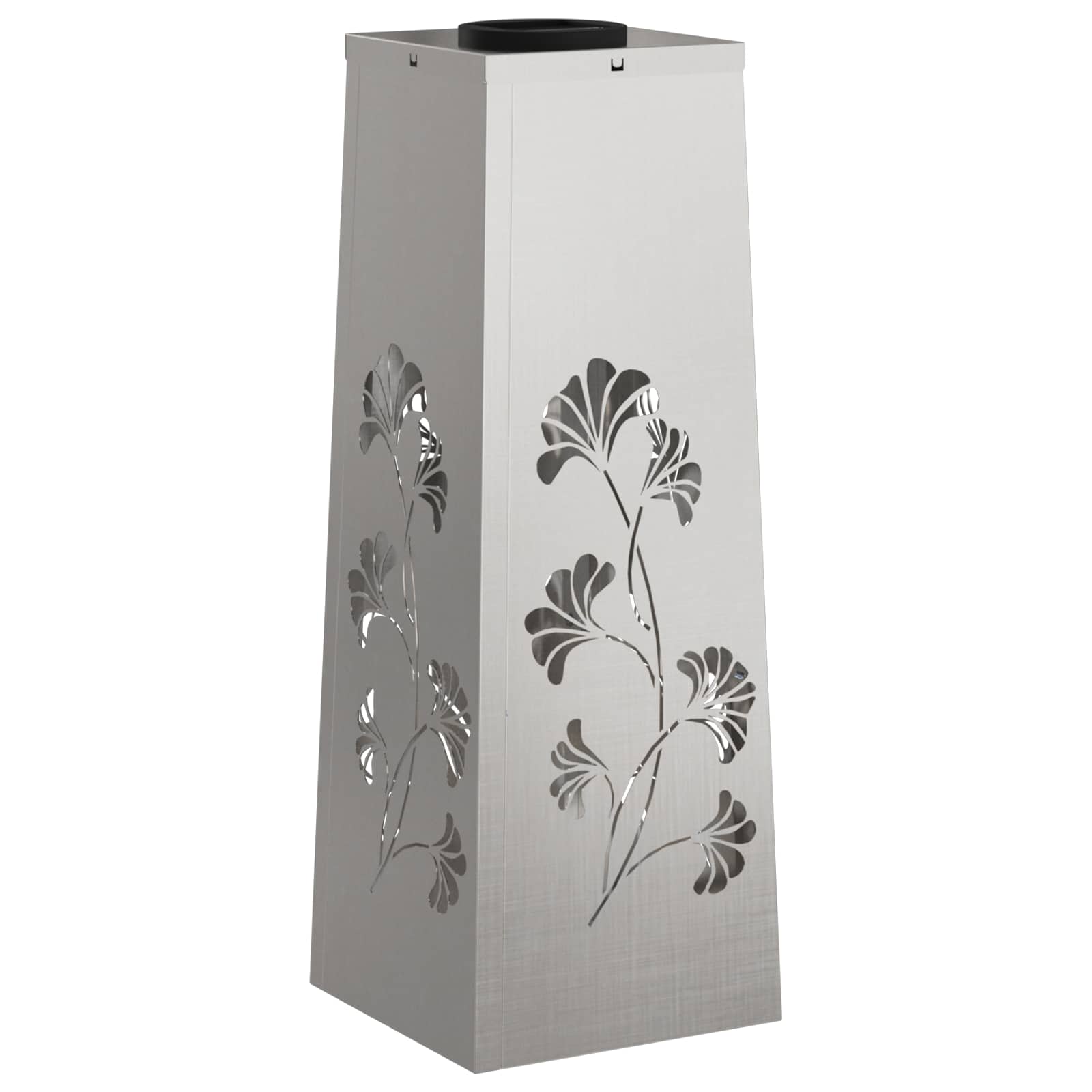 Faro LED solare per sentieri 2 pz Bianco caldo 18 x 18 x 50 cm