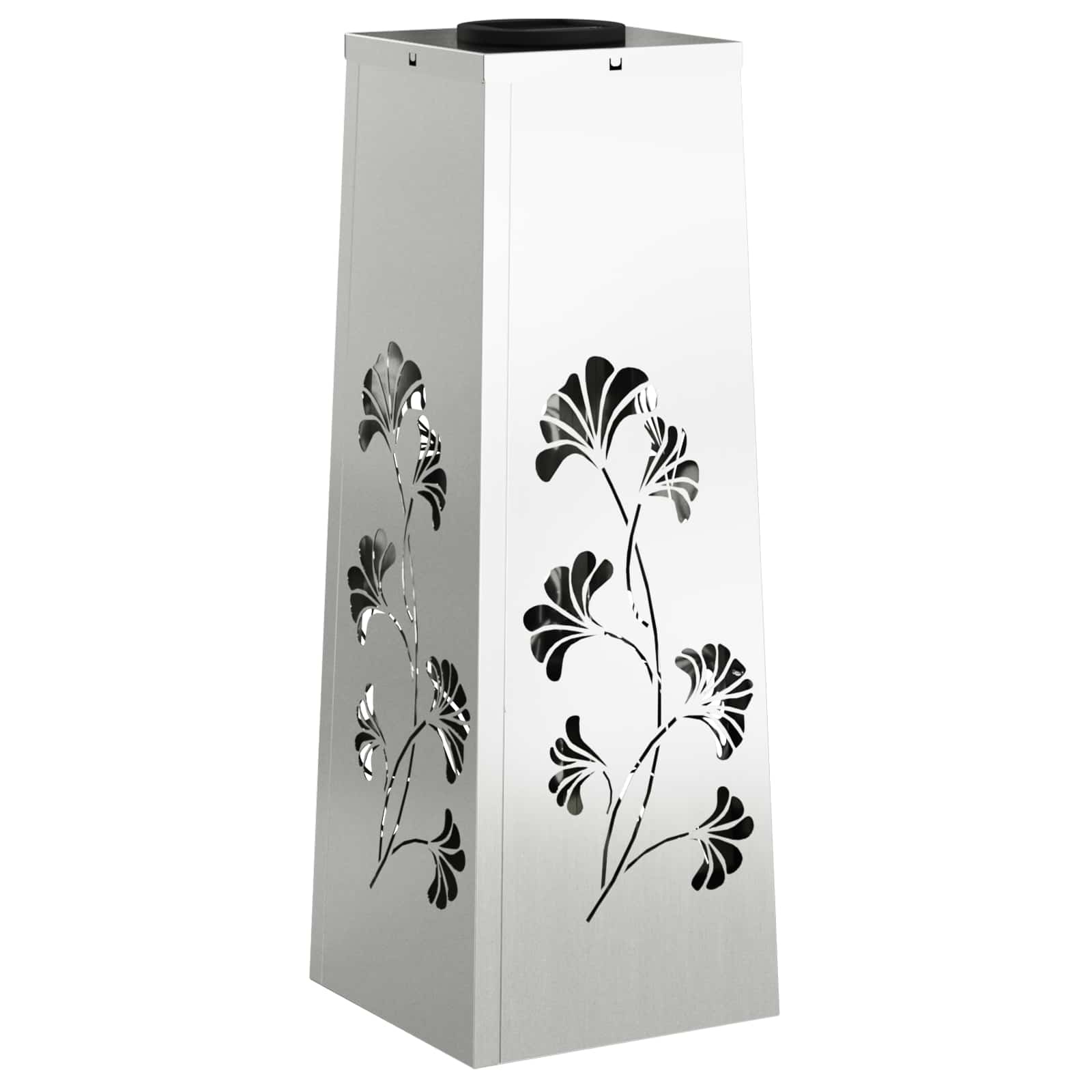 Faro LED solare per sentieri 2 pz Bianco caldo 18 x 18 x 50 cm