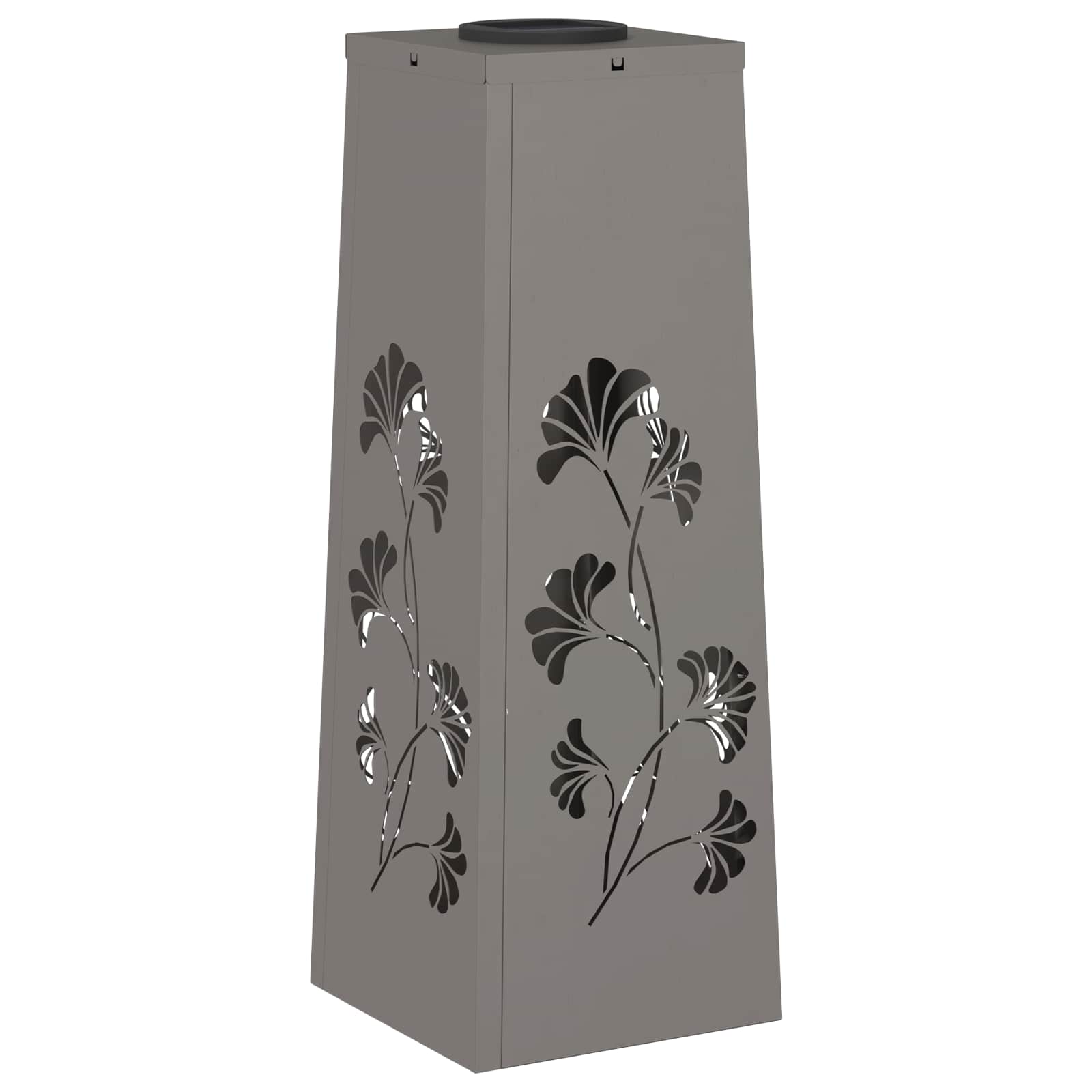 Faro LED solare per sentieri 2 pz Bianco caldo 18 x 18 x 50 cm