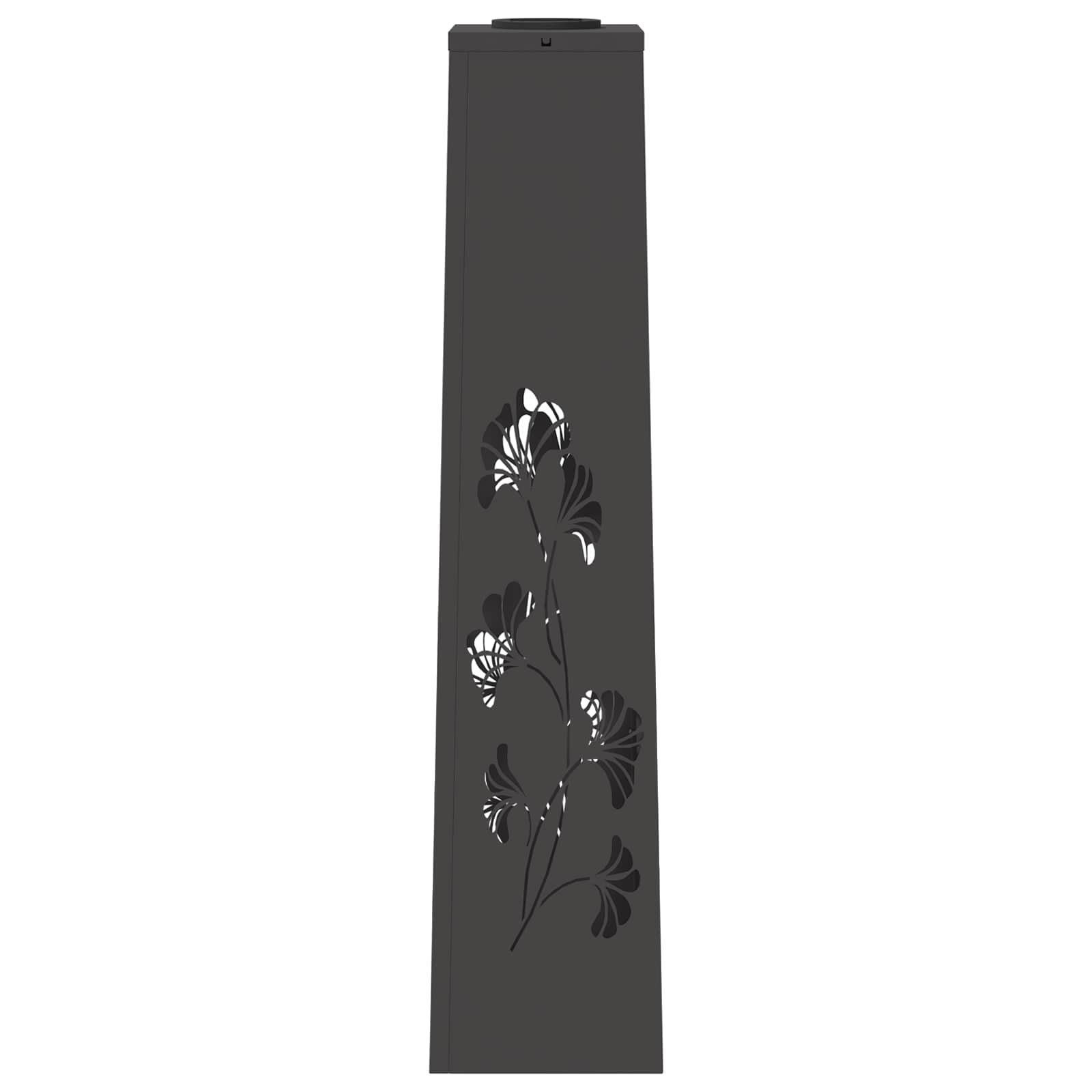 Faro LED solare per sentieri 2 pz Bianco caldo 18 x 18 x 80 cm