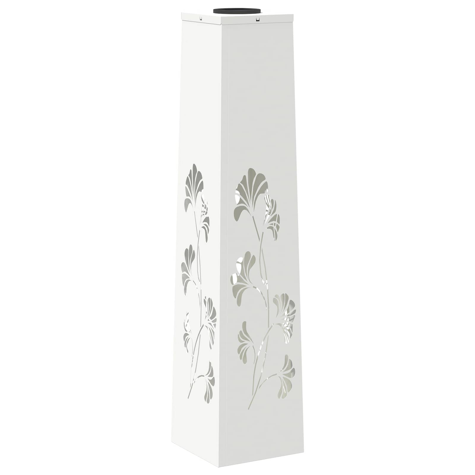 Faro LED solare per sentieri 2 pz Bianco caldo 18 x 18 x 80 cm