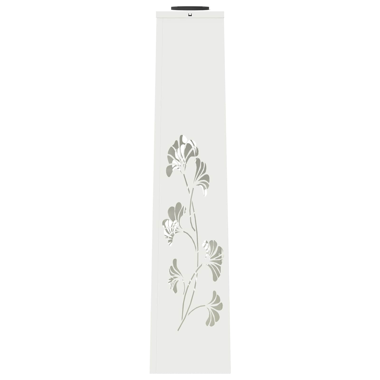 Faro LED solare per sentieri 2 pz Bianco caldo 18 x 18 x 80 cm