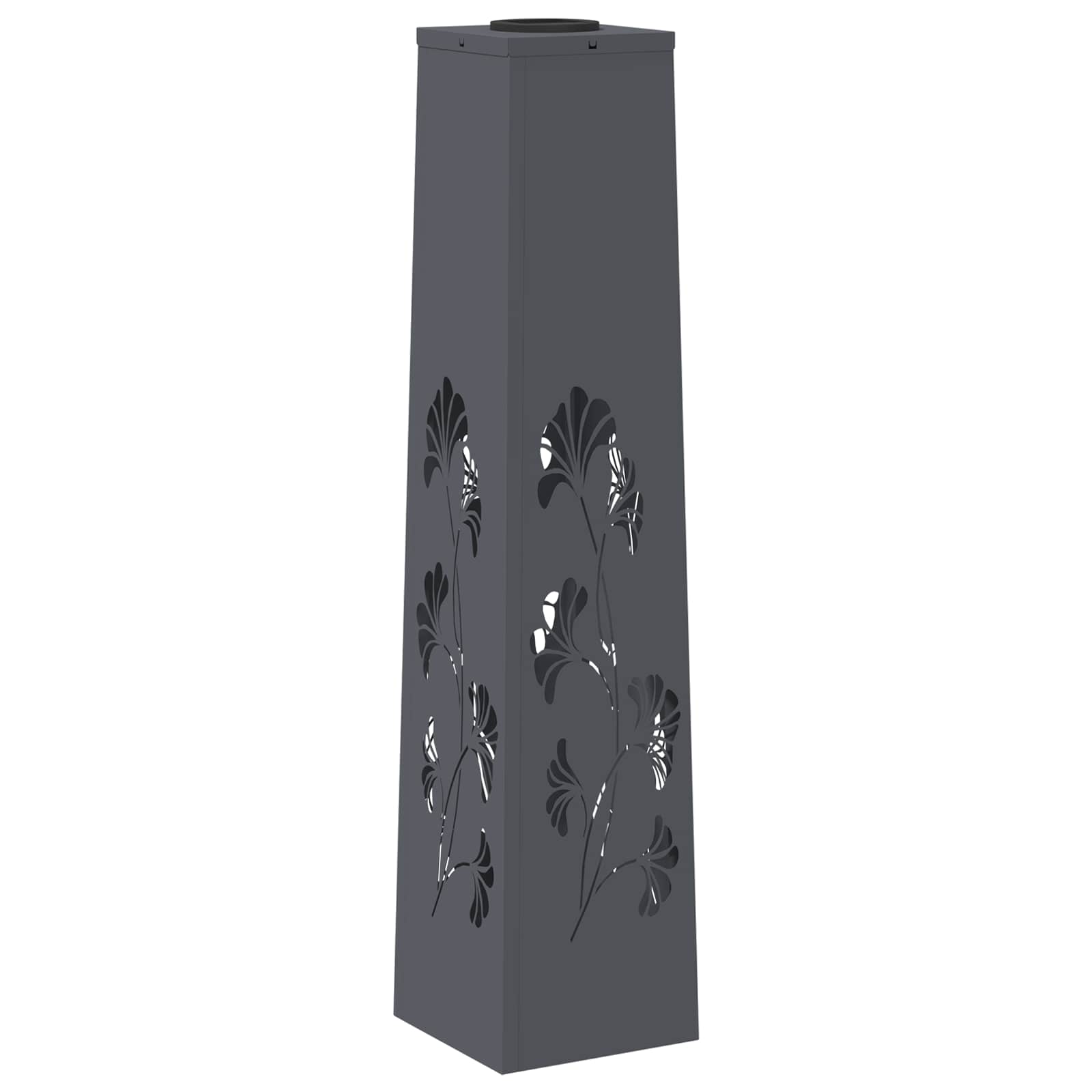 Faro LED solare per sentieri 2 pz Bianco caldo 18 x 18 x 80 cm
