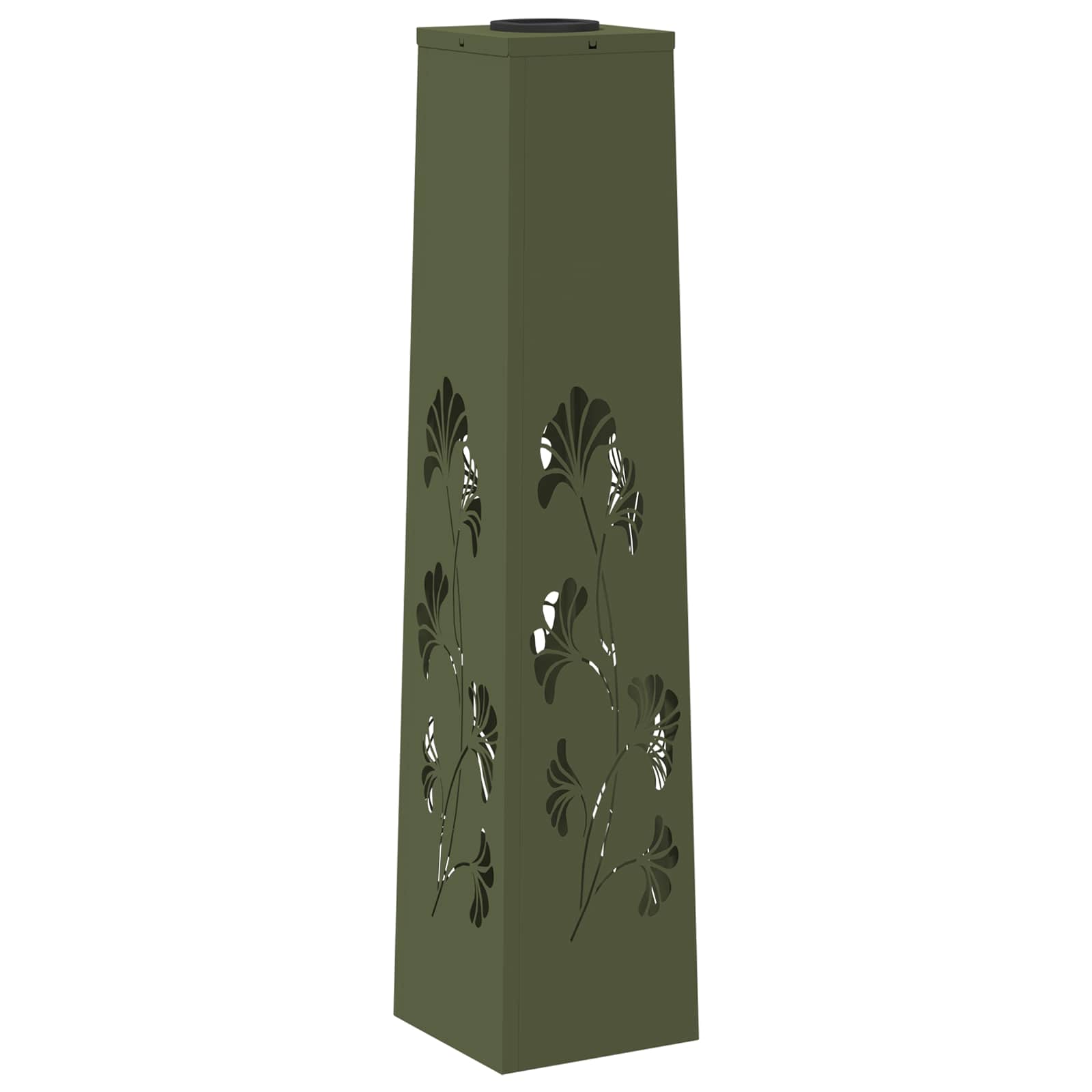 Faro LED solare per sentieri 2 pz Bianco caldo 18 x 18 x 80 cm