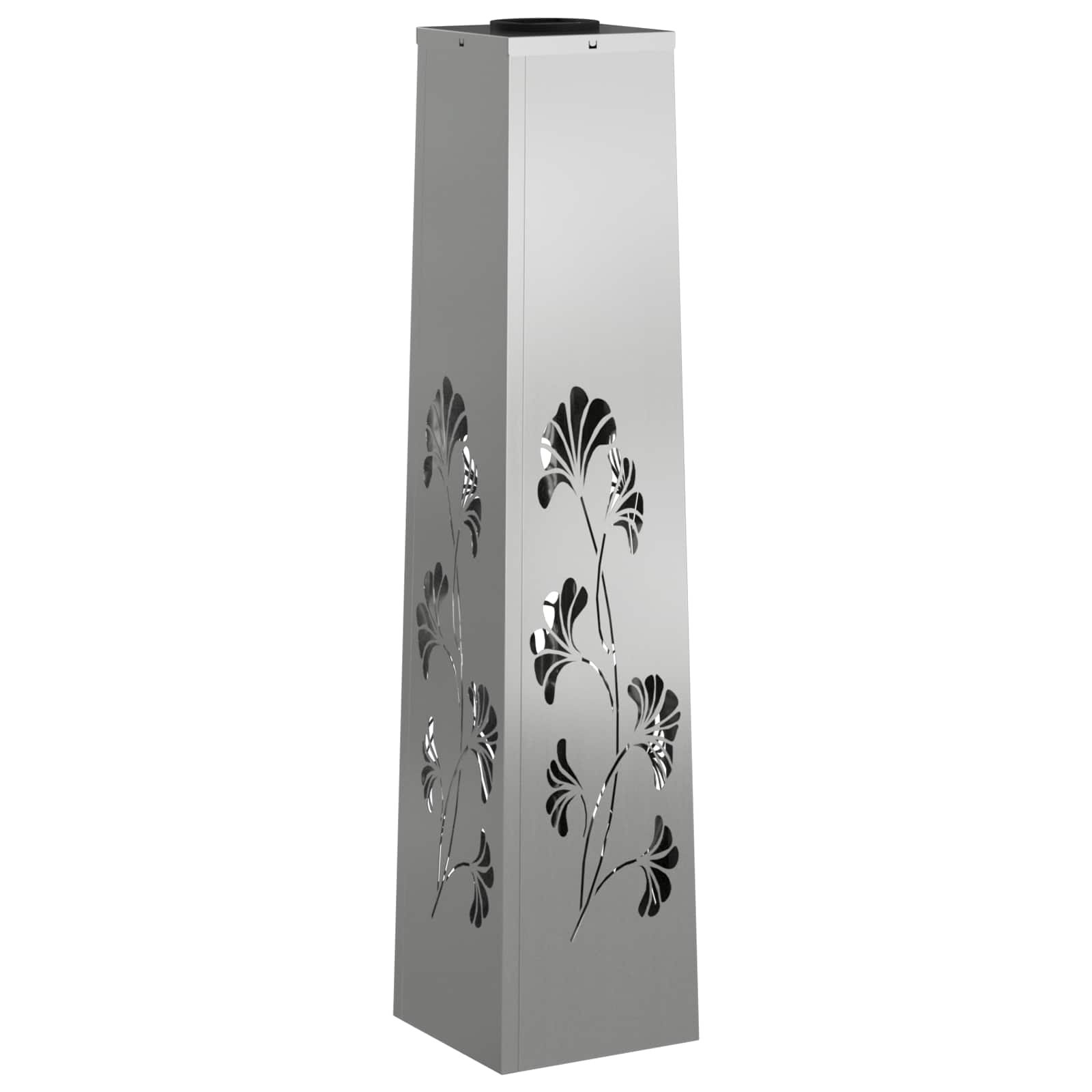 Faro LED solare per sentieri 2 pz Bianco caldo 18 x 18 x 80 cm