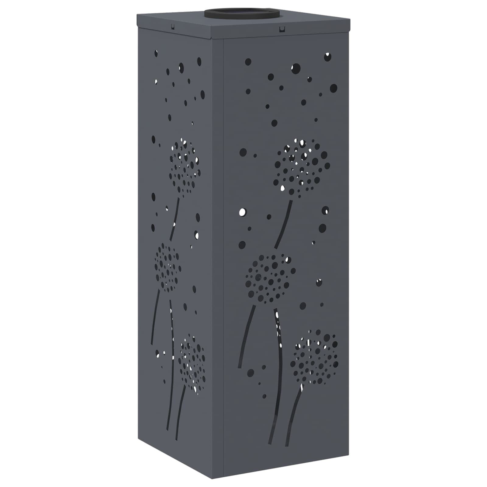 Faro LED solare per sentieri 2 pz Bianco caldo 18 x 18 x 50 cm