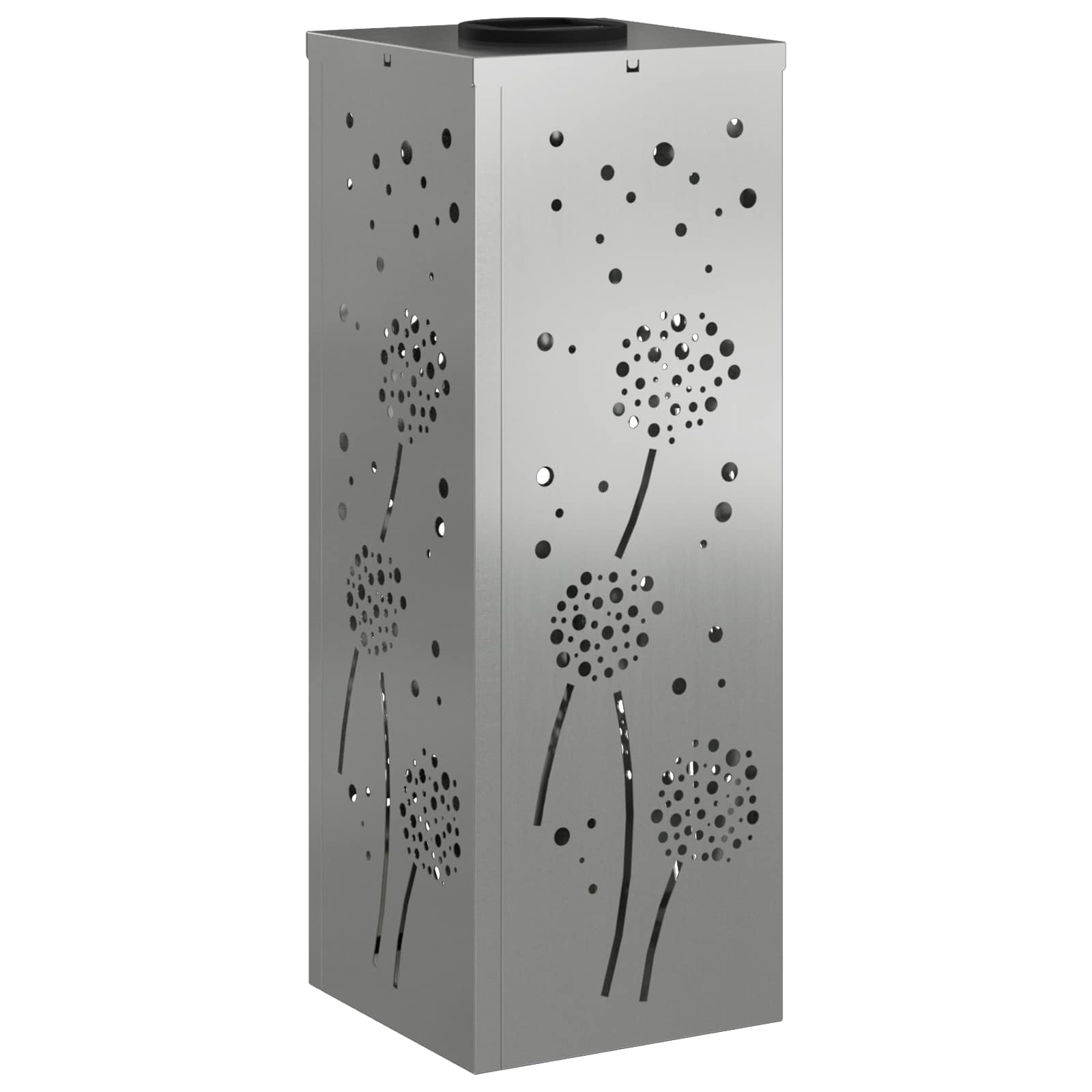 Faro LED solare per sentieri 2 pz Bianco caldo 18 x 18 x 50 cm