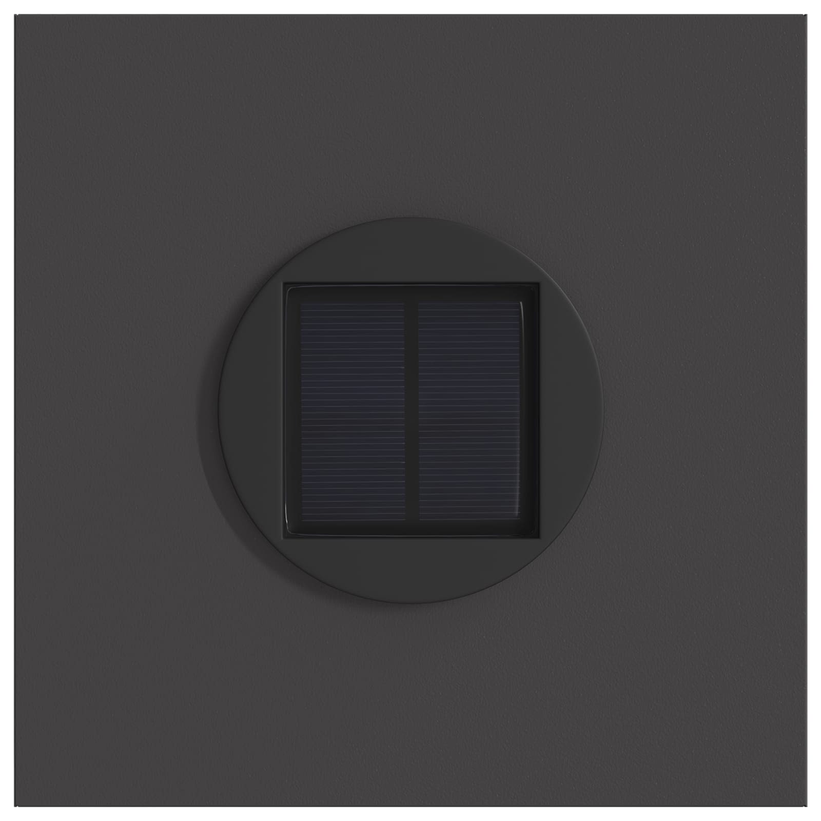 Faro LED solare per sentieri 2 pz Bianco caldo 18 x 18 x 80 cm
