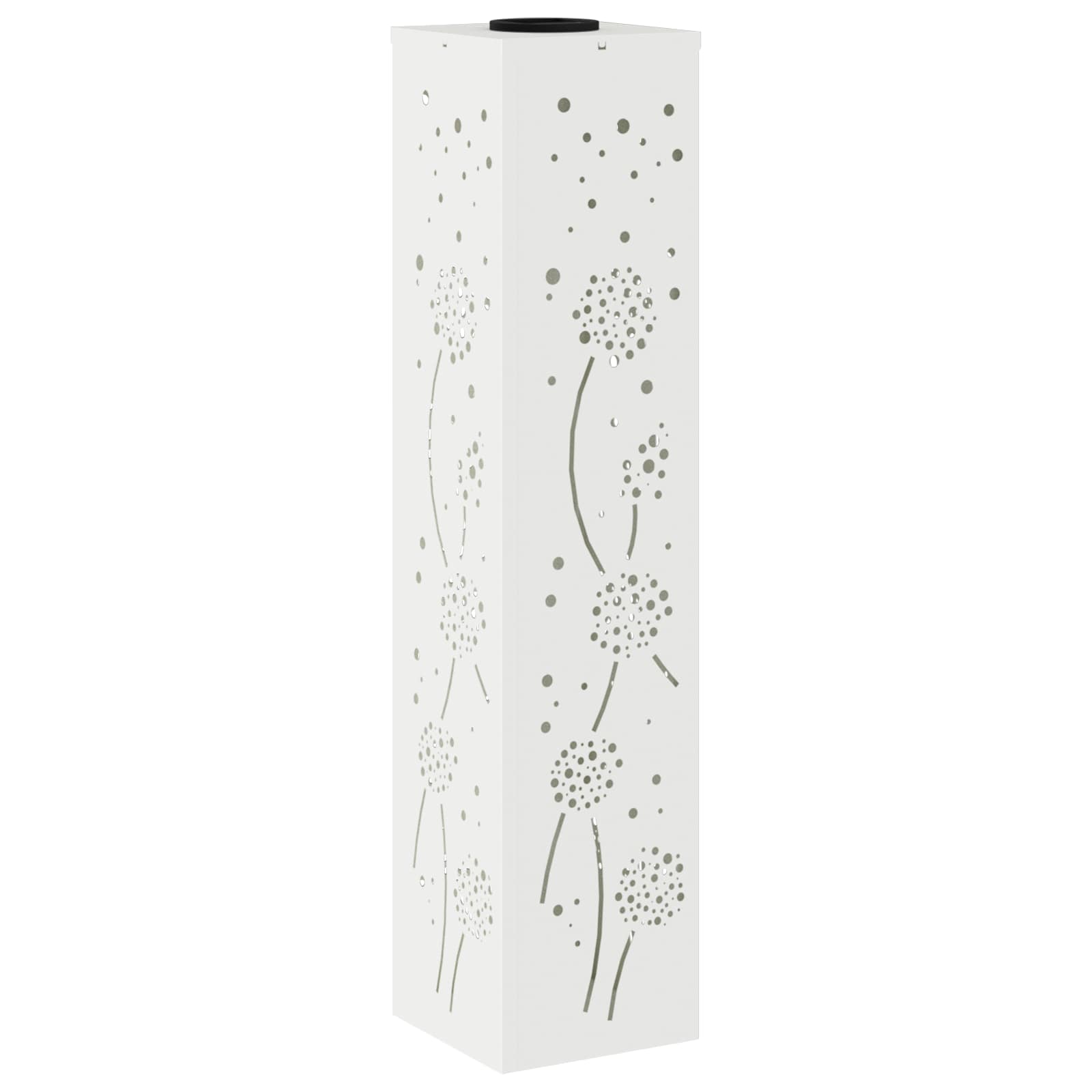 Faro LED solare per sentieri 2 pz Bianco caldo 18 x 18 x 80 cm