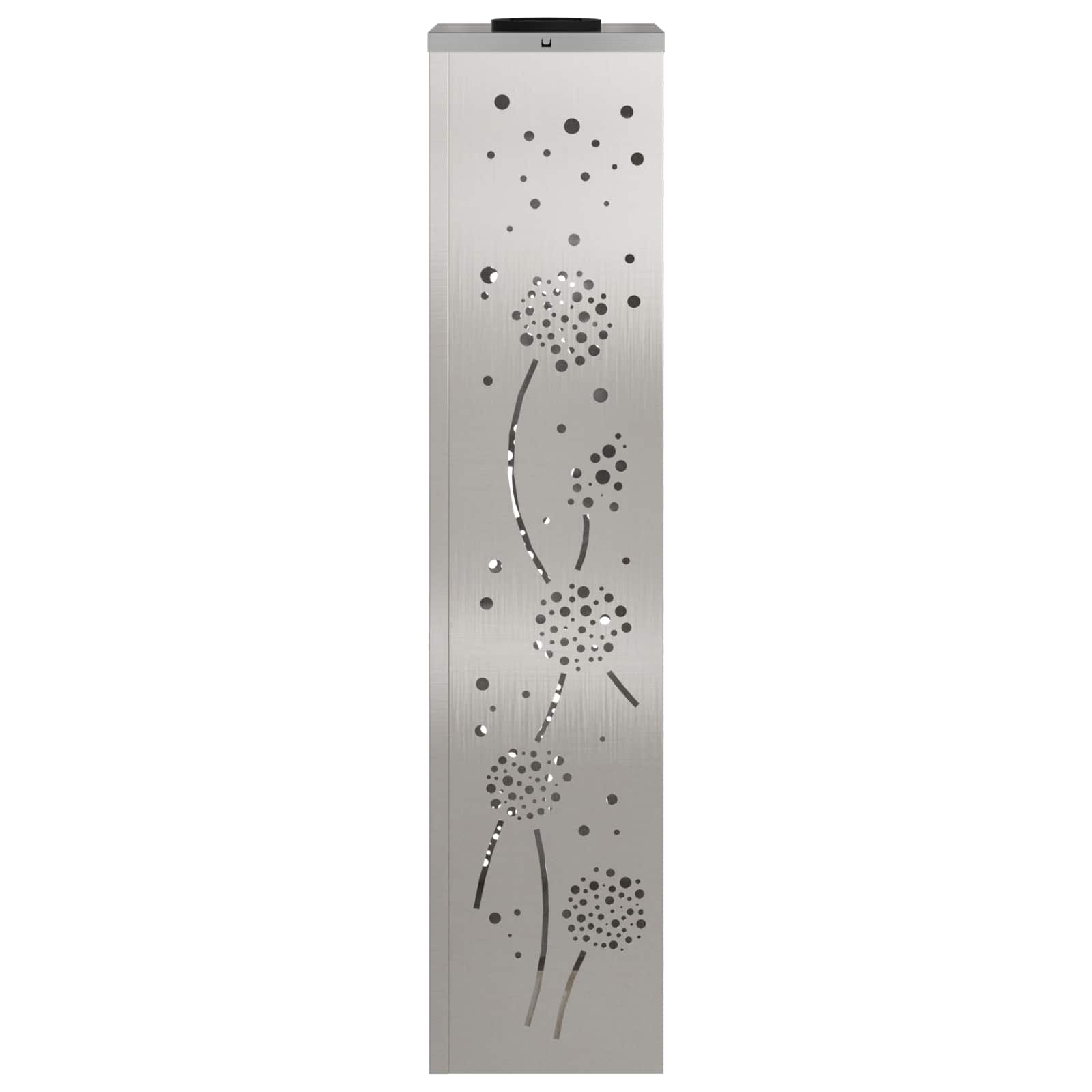 Faro LED solare per sentieri 2 pz Bianco caldo 18 x 18 x 80 cm