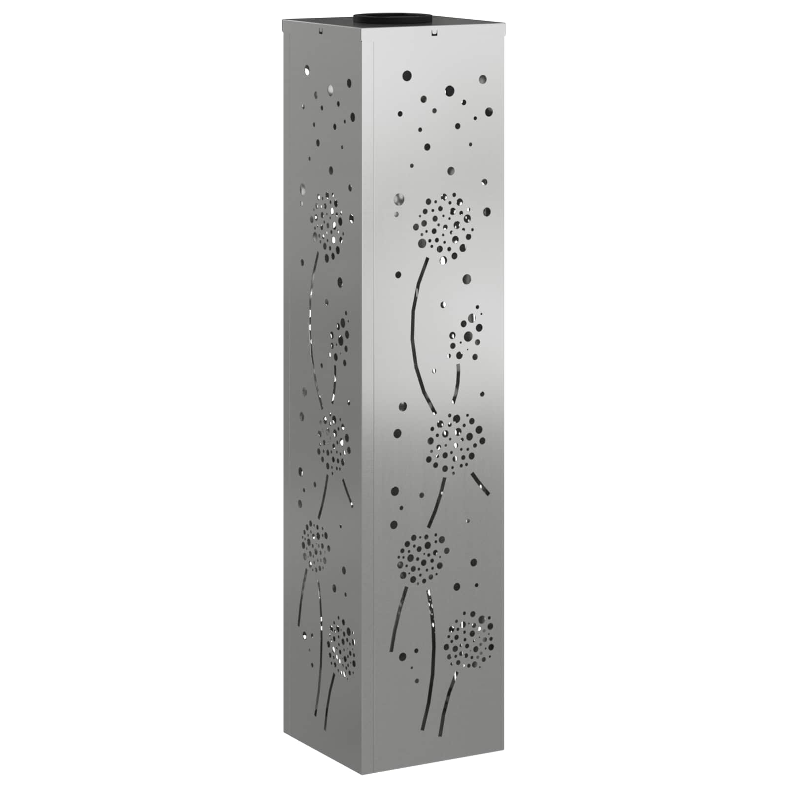 Faro LED solare per sentieri 2 pz Bianco caldo 18 x 18 x 80 cm