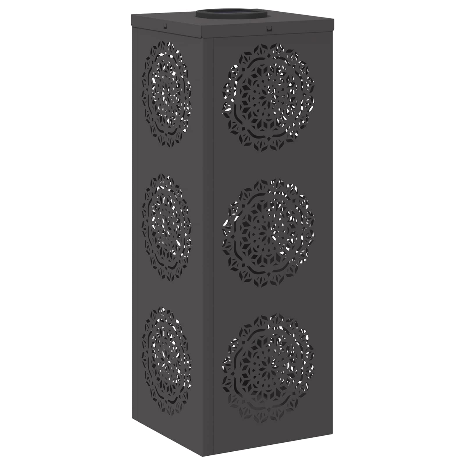 Faro LED solare per sentieri 2 pz Bianco caldo 18 x 18 x 50 cm