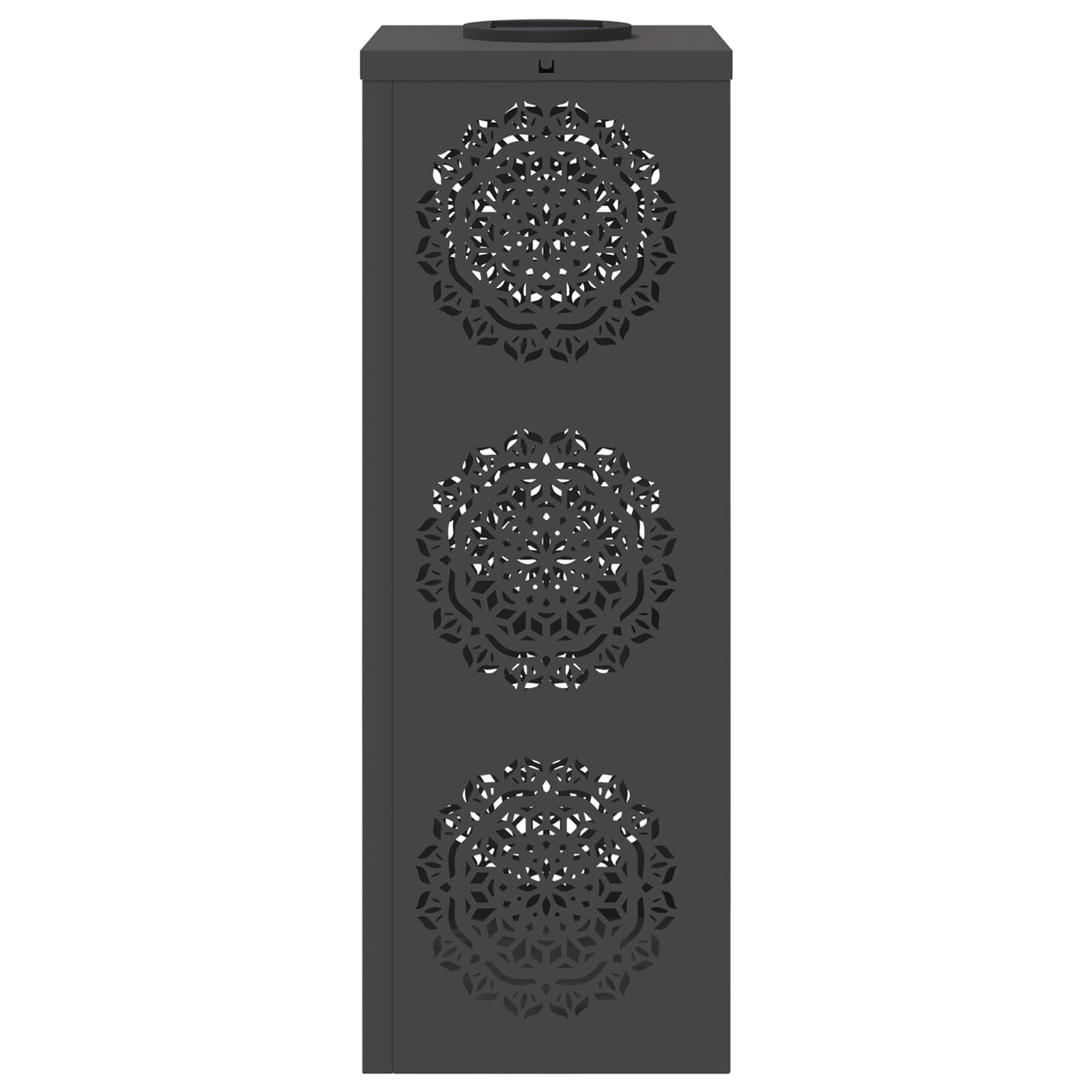 Faro LED solare per sentieri 2 pz Bianco caldo 18 x 18 x 50 cm