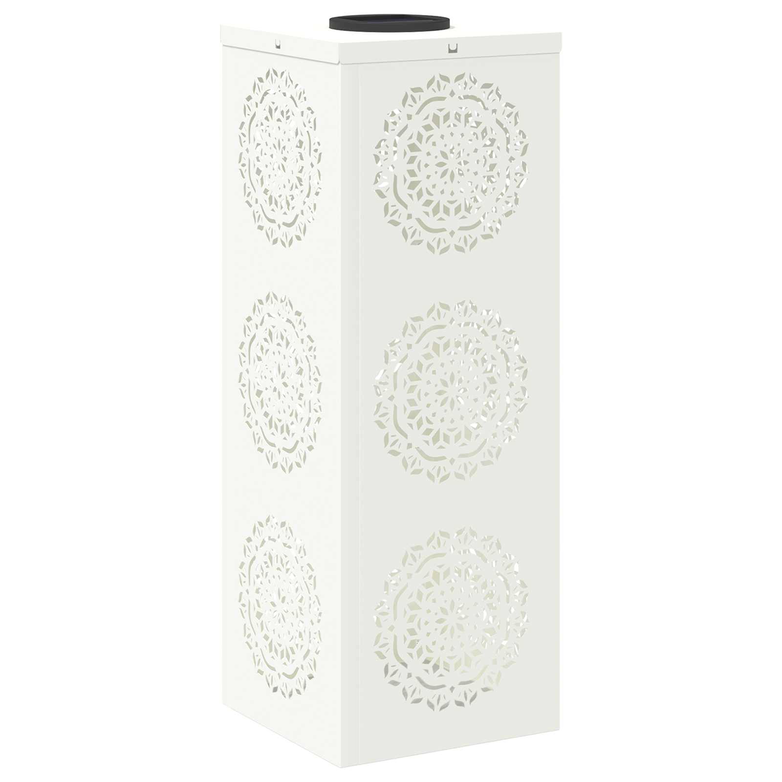 Faro LED solare per sentieri 2 pz Bianco caldo 18 x 18 x 50 cm