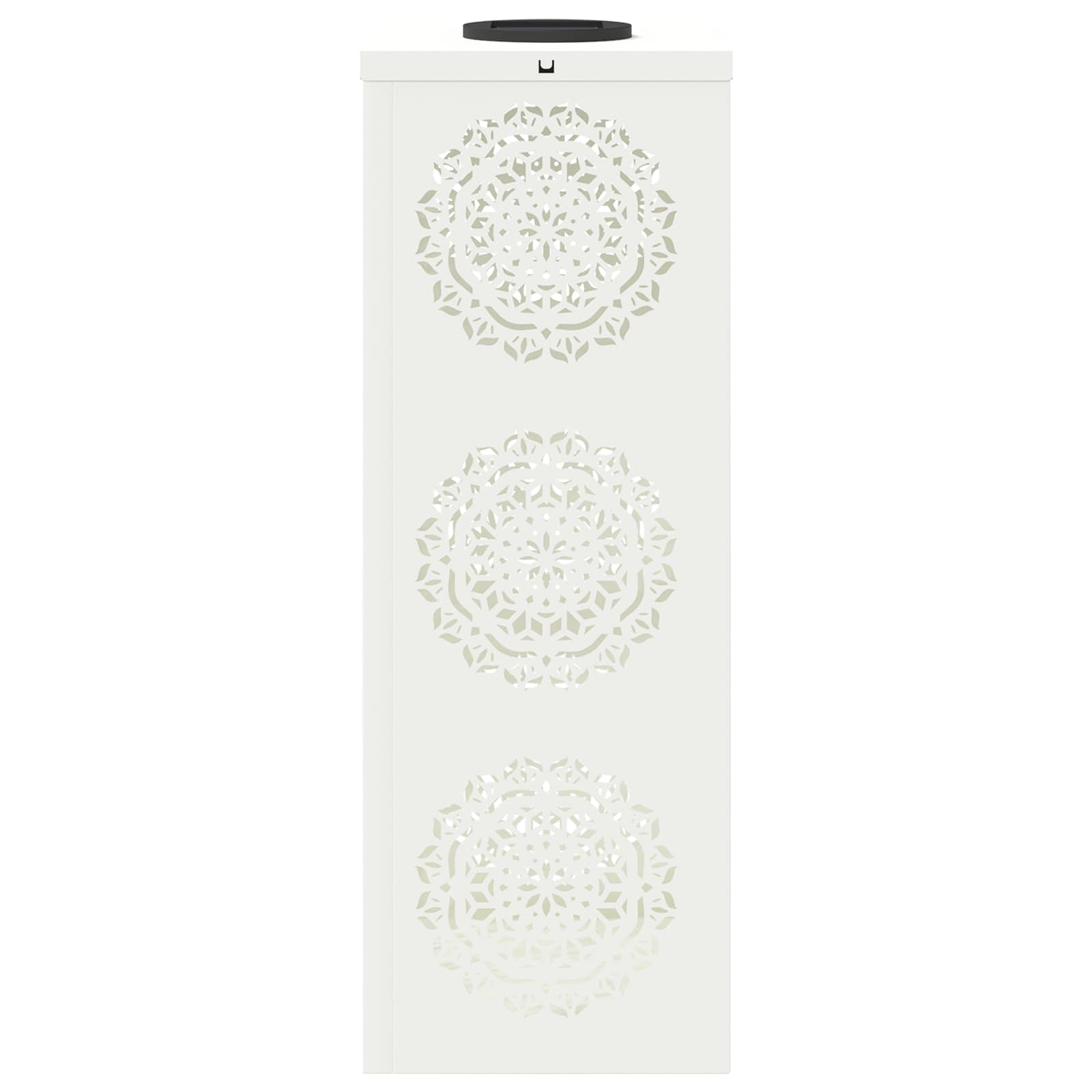 Faro LED solare per sentieri 2 pz Bianco caldo 18 x 18 x 50 cm