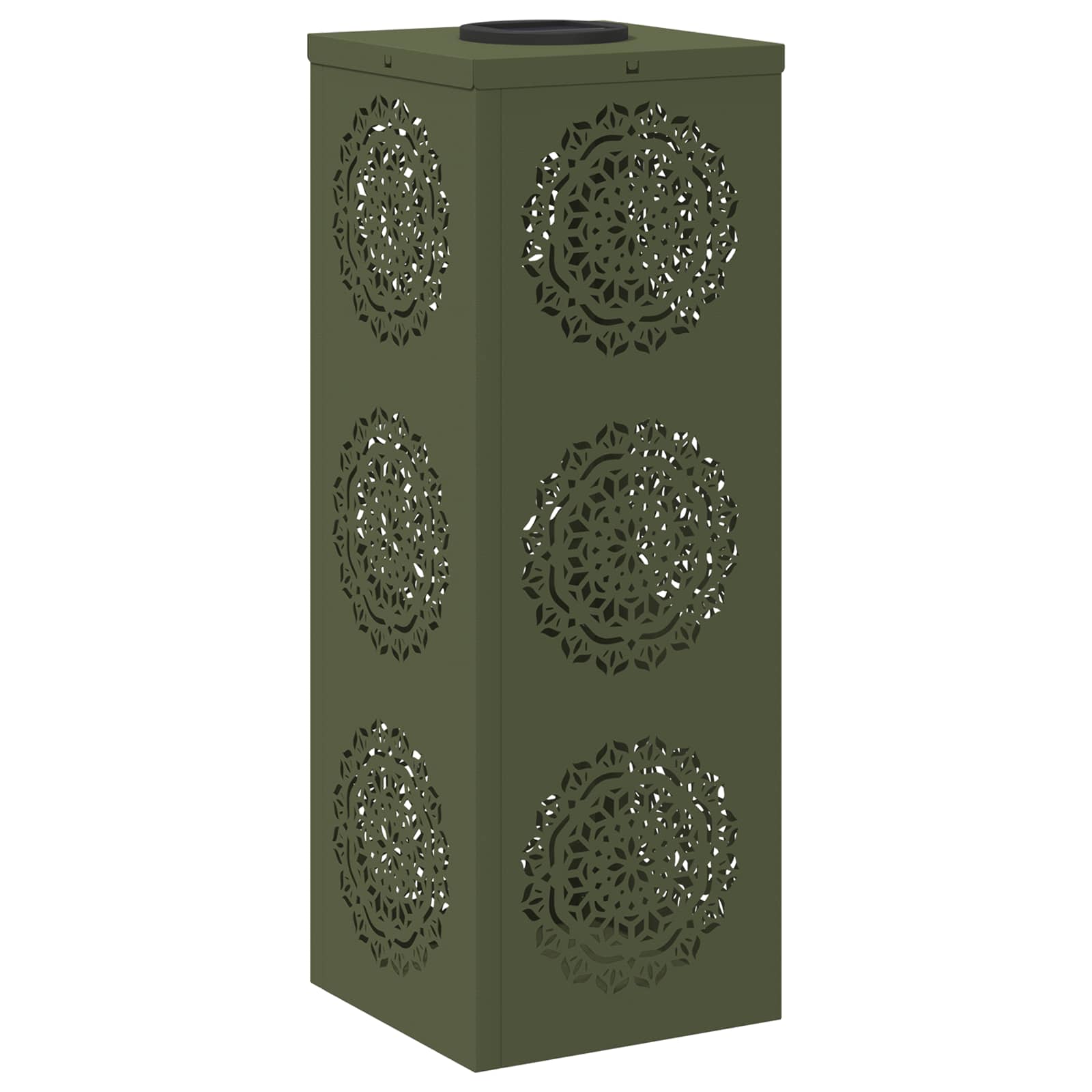 Faro LED solare per sentieri 2 pz Bianco caldo 18 x 18 x 50 cm