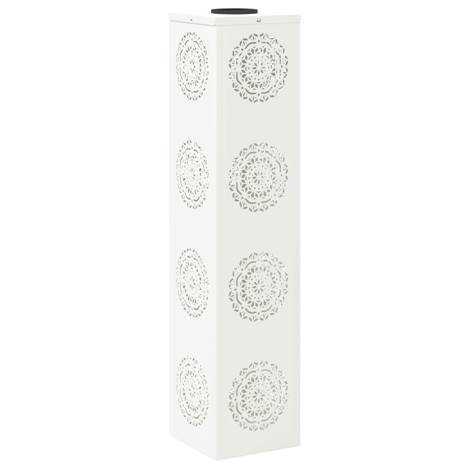 Faro LED solare per sentieri 2 pz Bianco caldo 18 x 18 x 80 cm