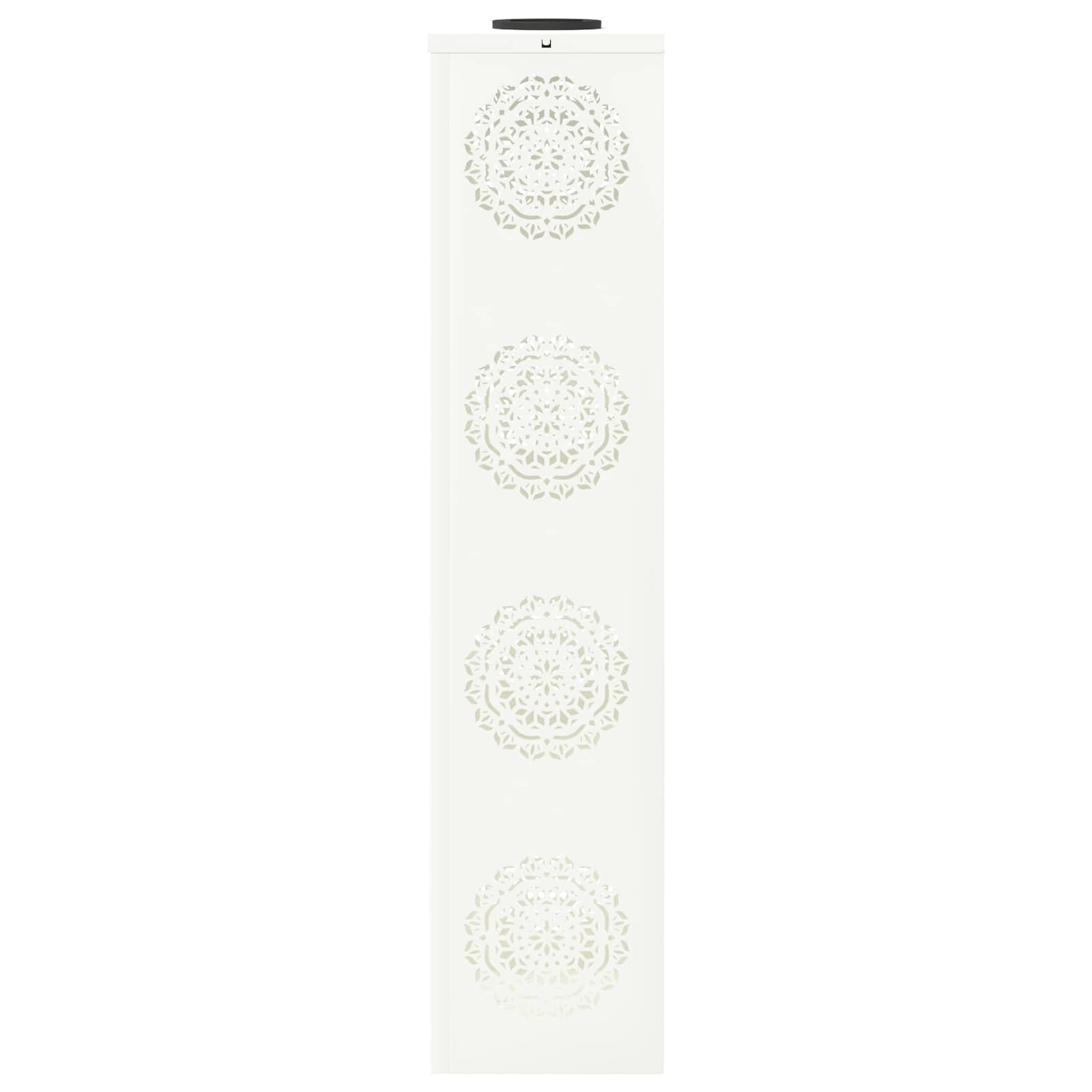 Faro LED solare per sentieri 2 pz Bianco caldo 18 x 18 x 80 cm