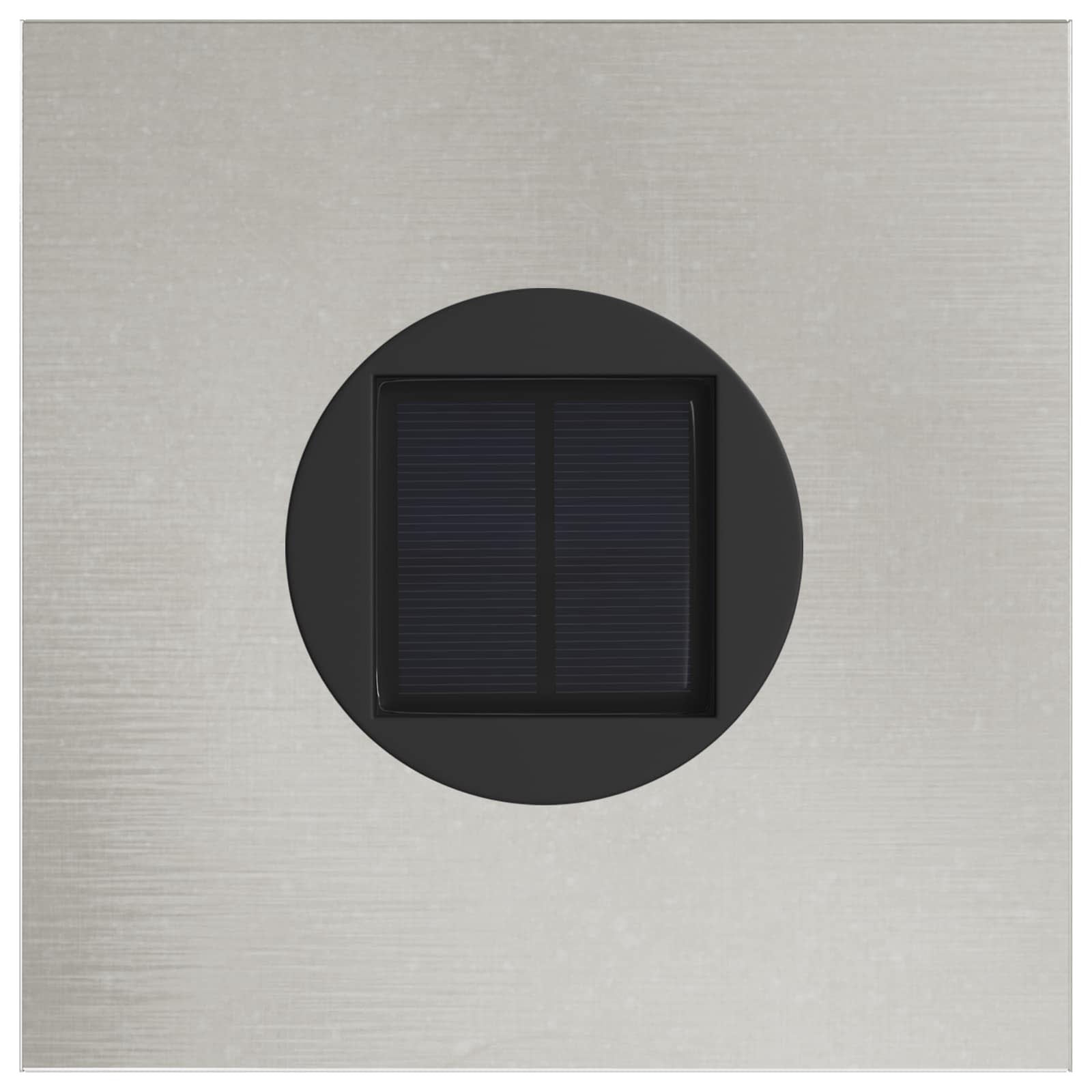 Faro LED solare per sentieri 2 pz Bianco caldo 18 x 18 x 80 cm