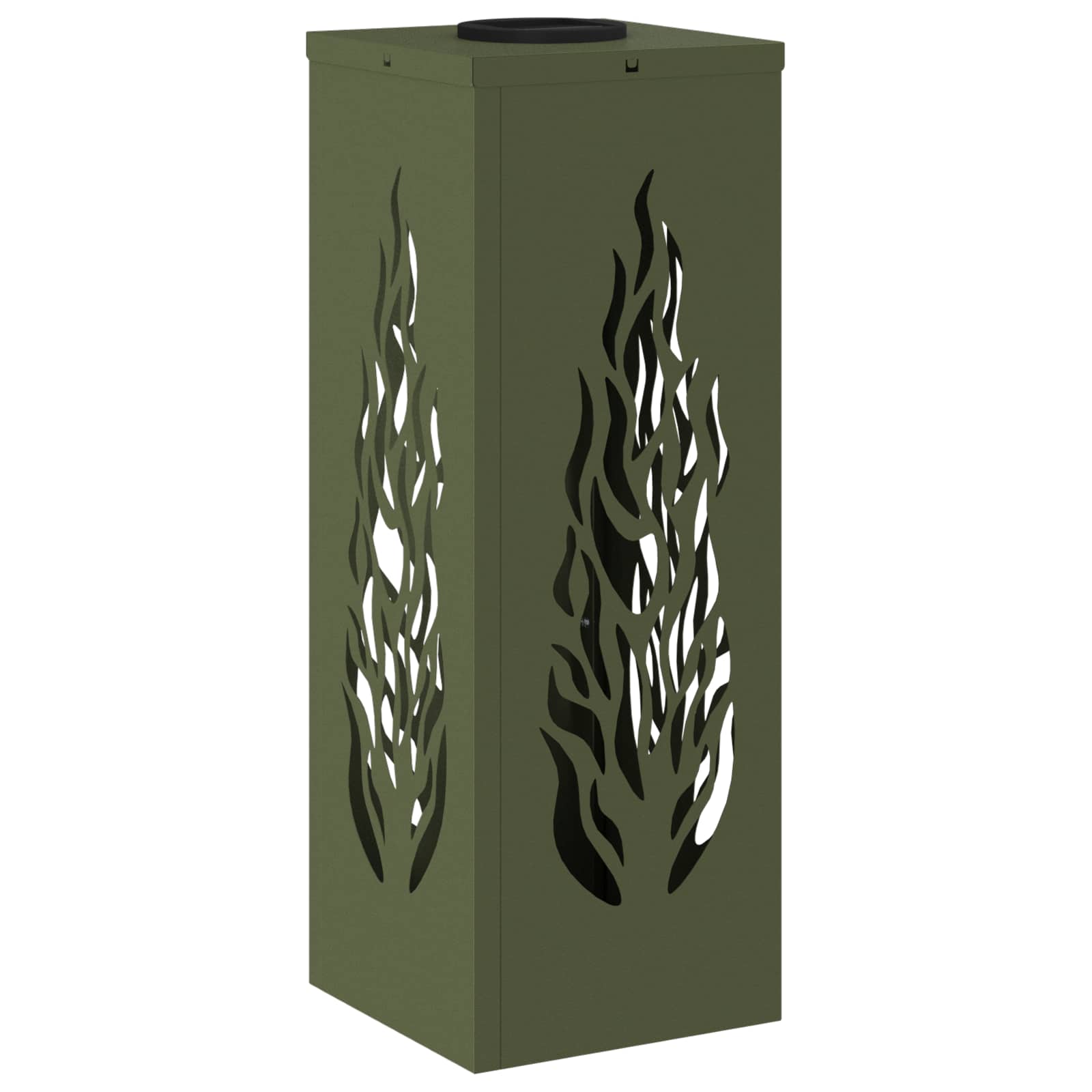 Faro LED solare per sentieri 2 pz Bianco caldo 18 x 18 x 50 cm