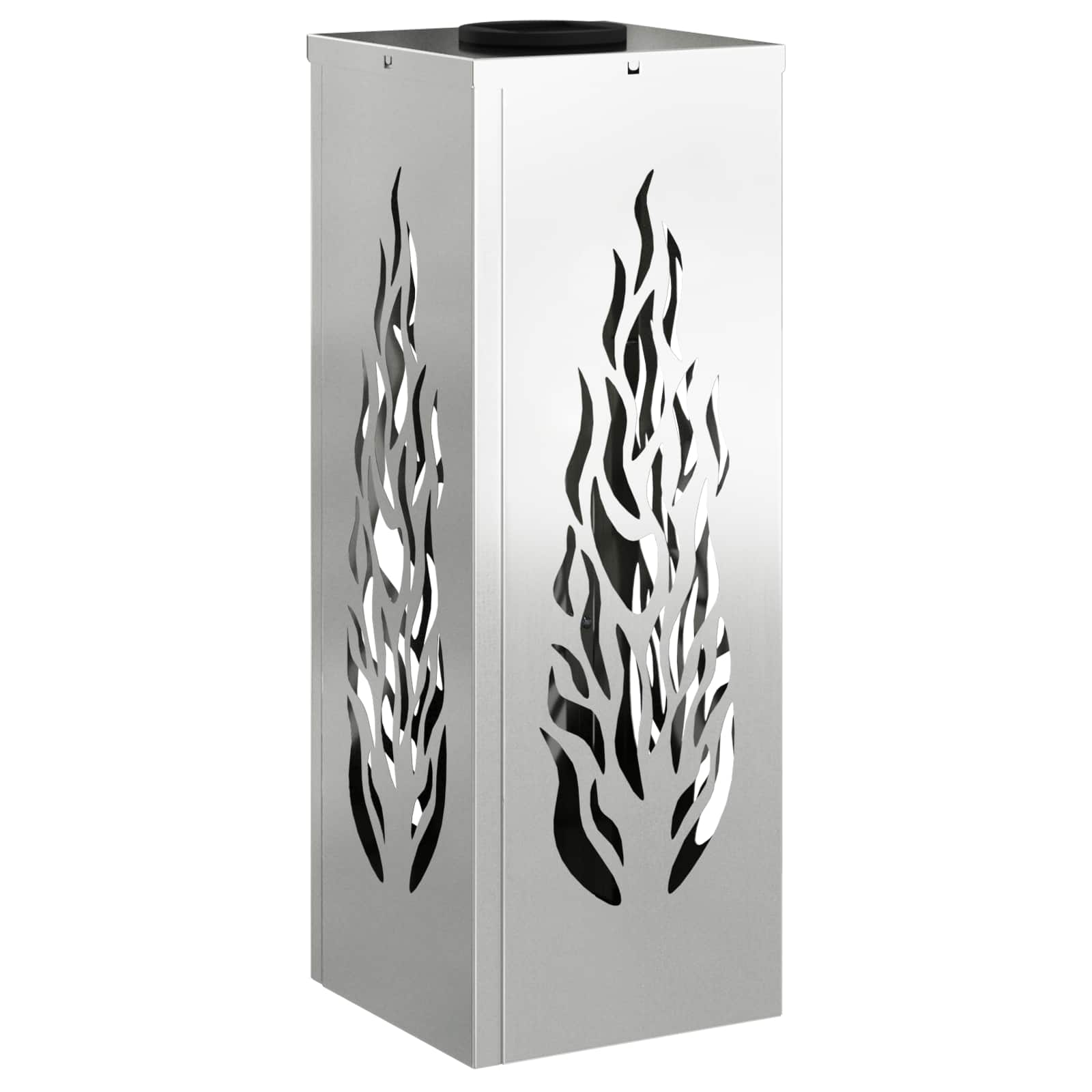 Faro LED solare per sentieri 2 pz Bianco caldo 18 x 18 x 50 cm