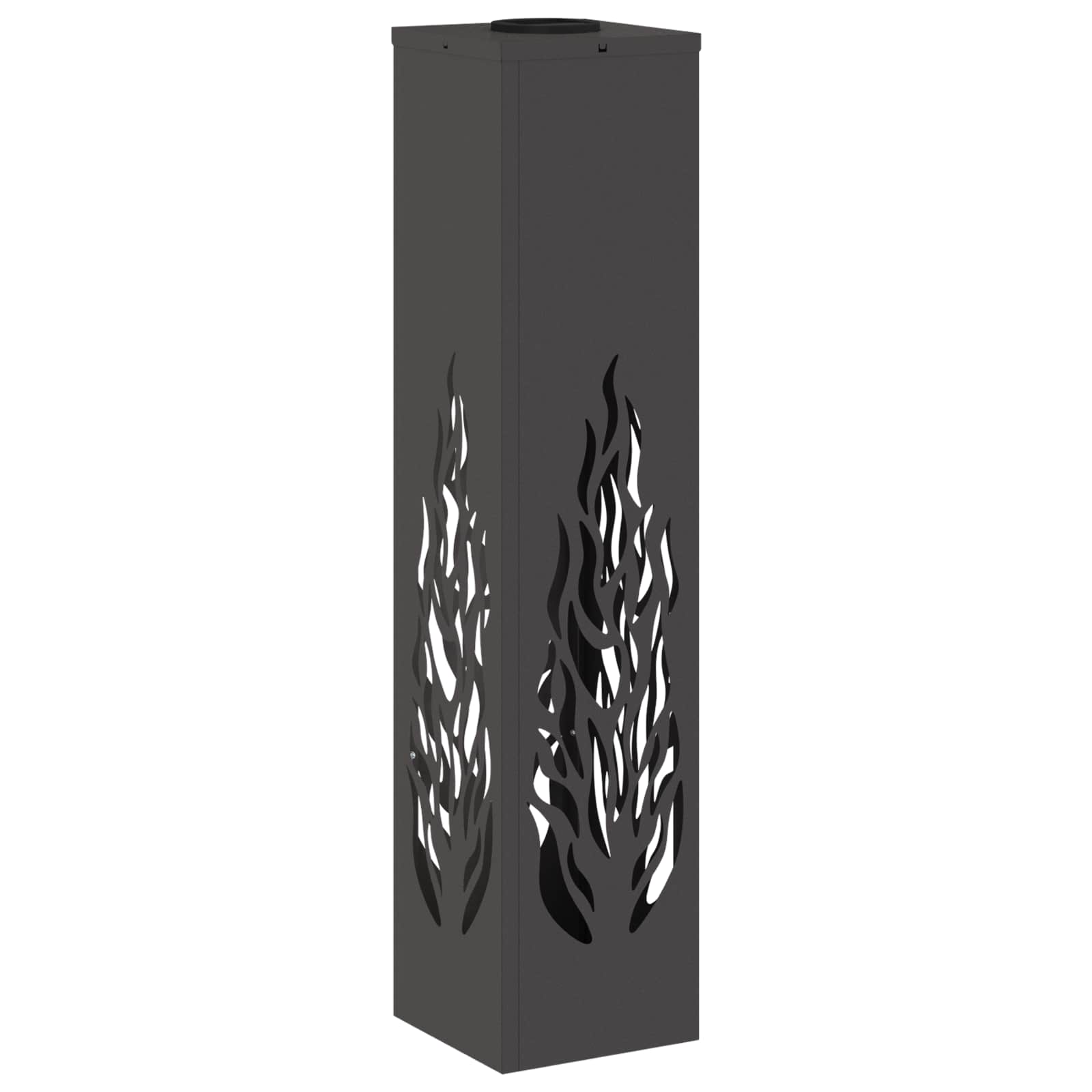 Faro LED solare per sentieri 2 pz Bianco caldo 18 x 18 x 80 cm