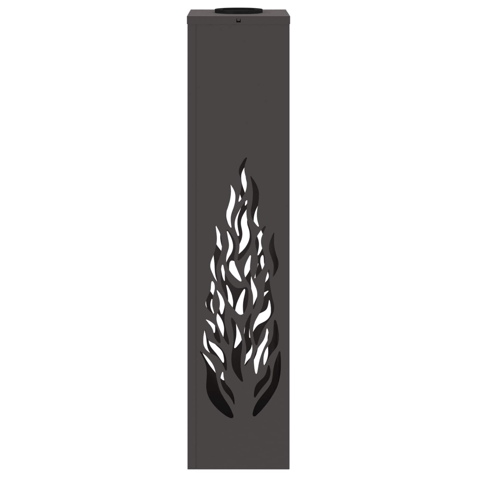 Faro LED solare per sentieri 2 pz Bianco caldo 18 x 18 x 80 cm