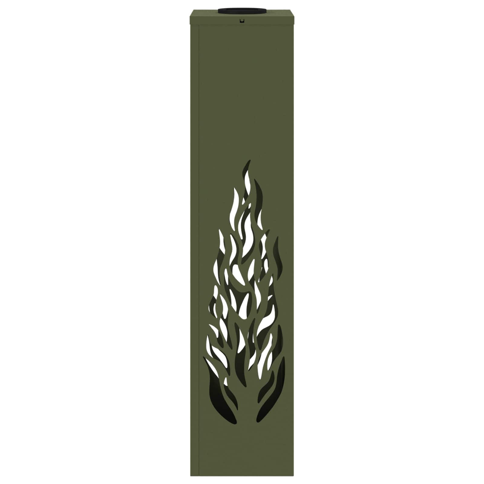 Faro LED solare per sentieri 2 pz Bianco caldo 18 x 18 x 80 cm