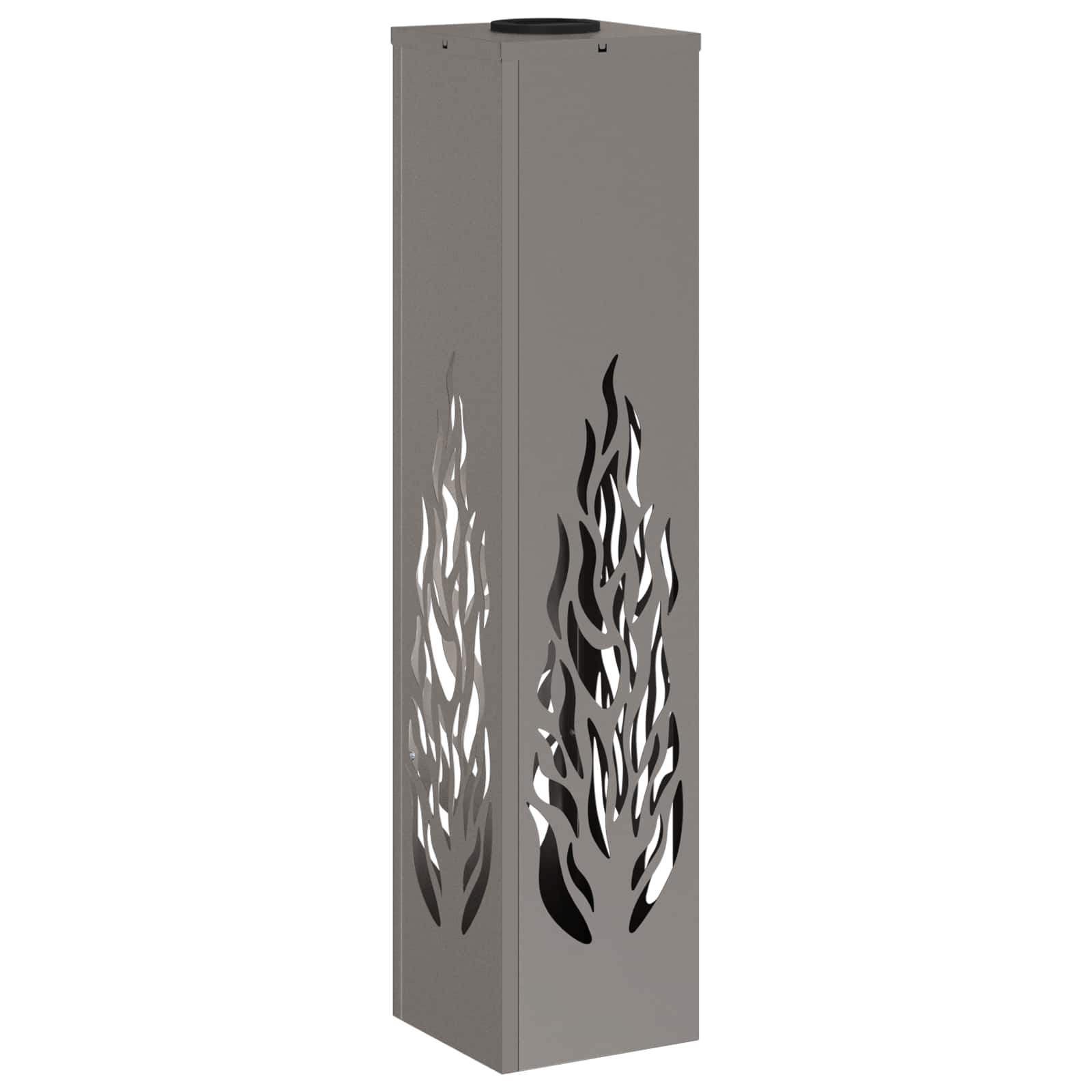 Faro LED solare per sentieri 2 pz Bianco caldo 18 x 18 x 80 cm