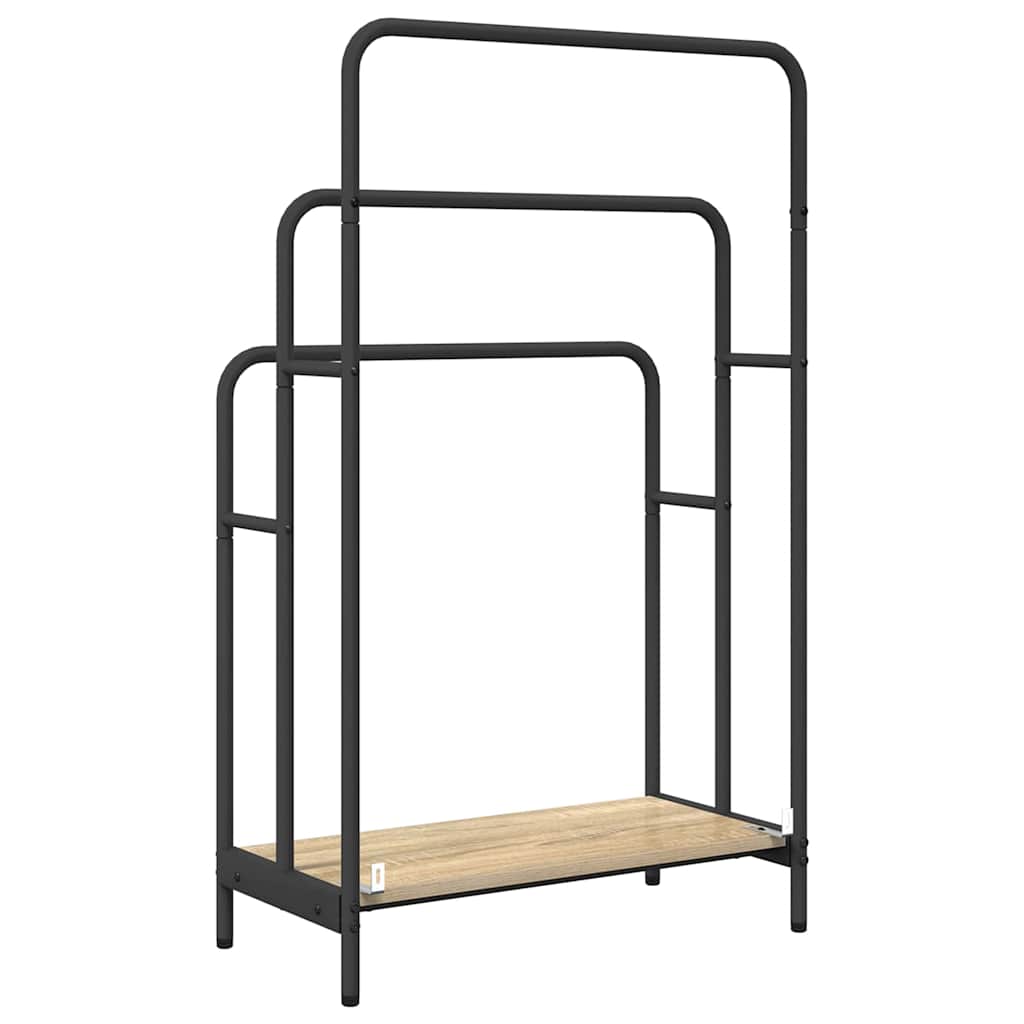 Appendiabiti con lo scaffale Rovere Sonoma 60 x 30 x 100,5 cm