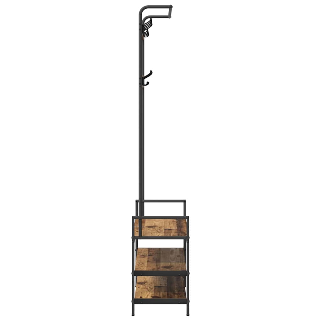 Appendiabiti Legno antico 75 x 34 x 184 cm Legno ingegnerizzato