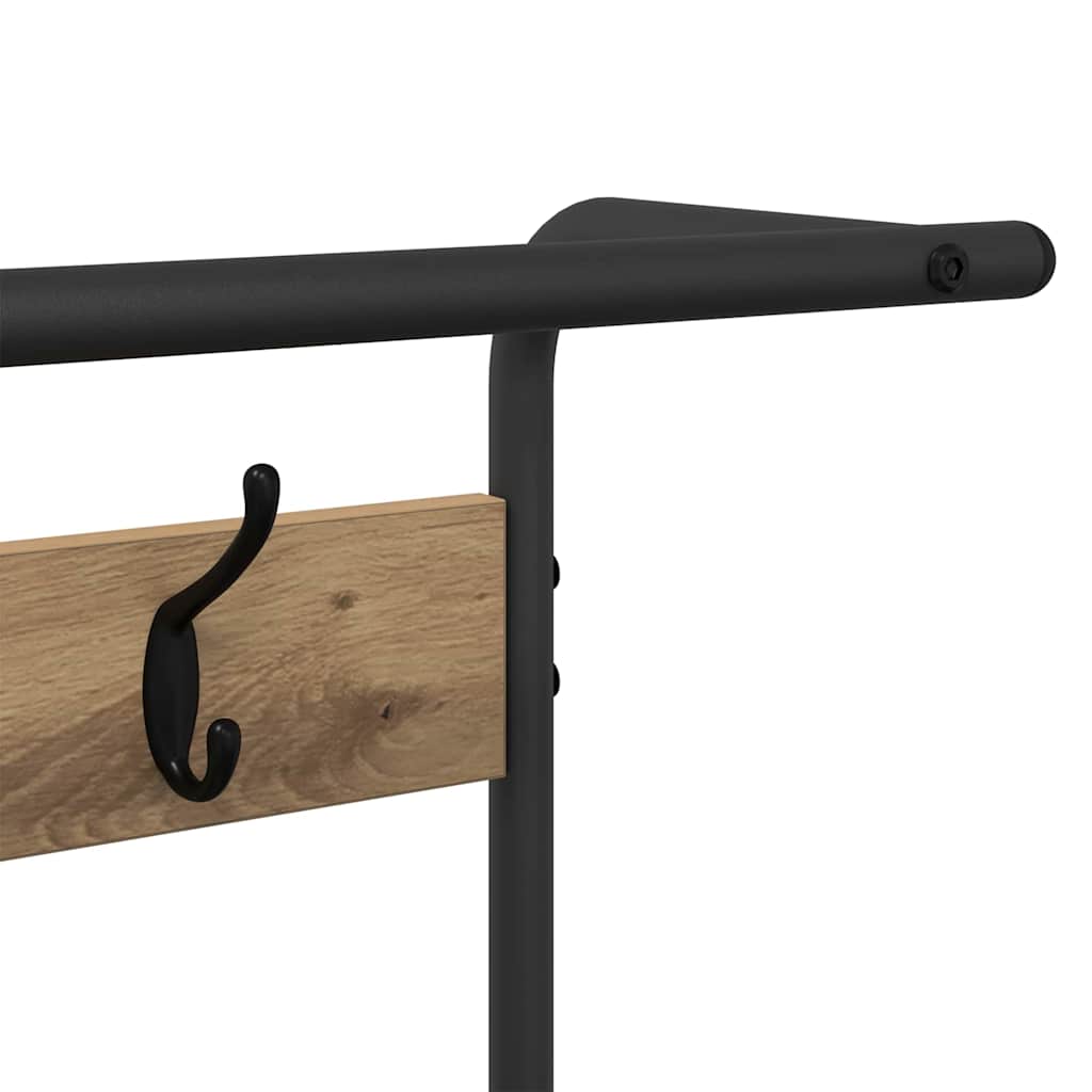 Appendiabiti Rovere Artigianale 75 x 34 x 184 cm
